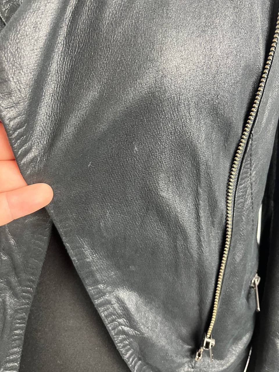 Surface To Air Rare Surface To Air x Kim Gordon Leather Biker Jacket Size XS / US 0-2 / IT 36-38 - 9 Thumbnail