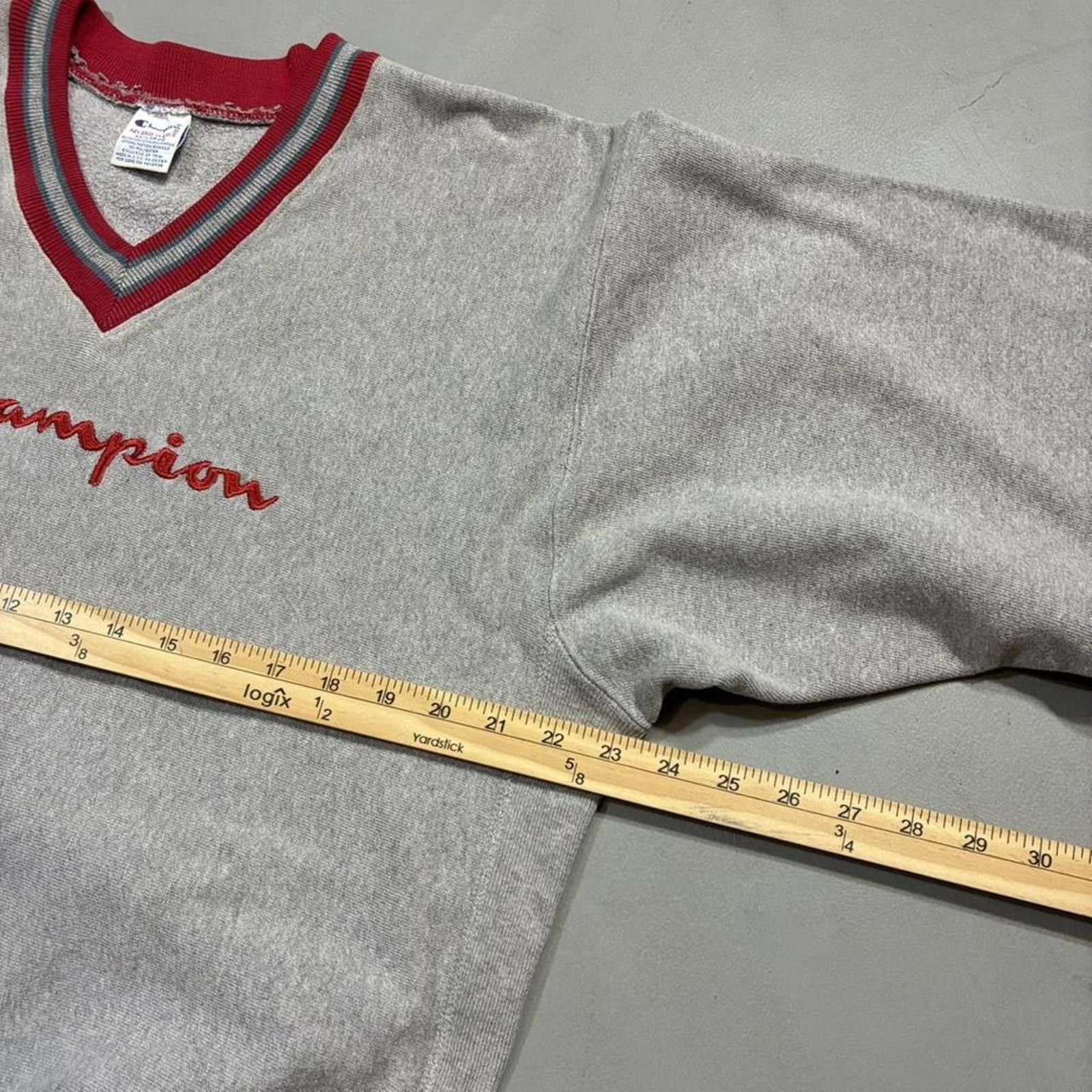 Champion Vintage 90s Mens Champion Reverse-Weave Ringer Sweatshirt Size US XL / EU 56 / 4 - 6 Thumbnail