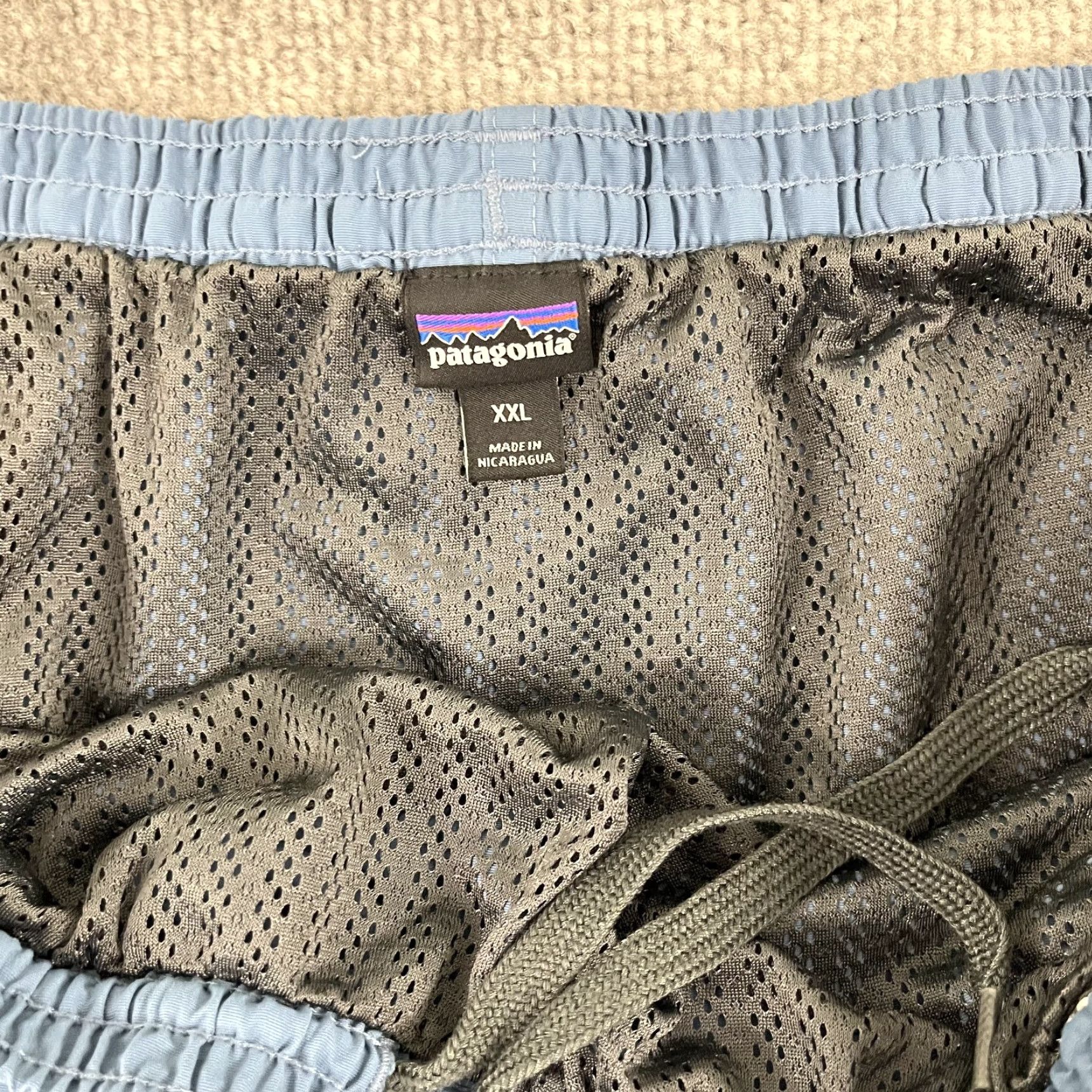 Patagonia Patagonia Baggies Shorts Mens 2XL 6.5" Lined Blue Hybrid Swimming Hiking Trail Size US 39 - 4 Thumbnail