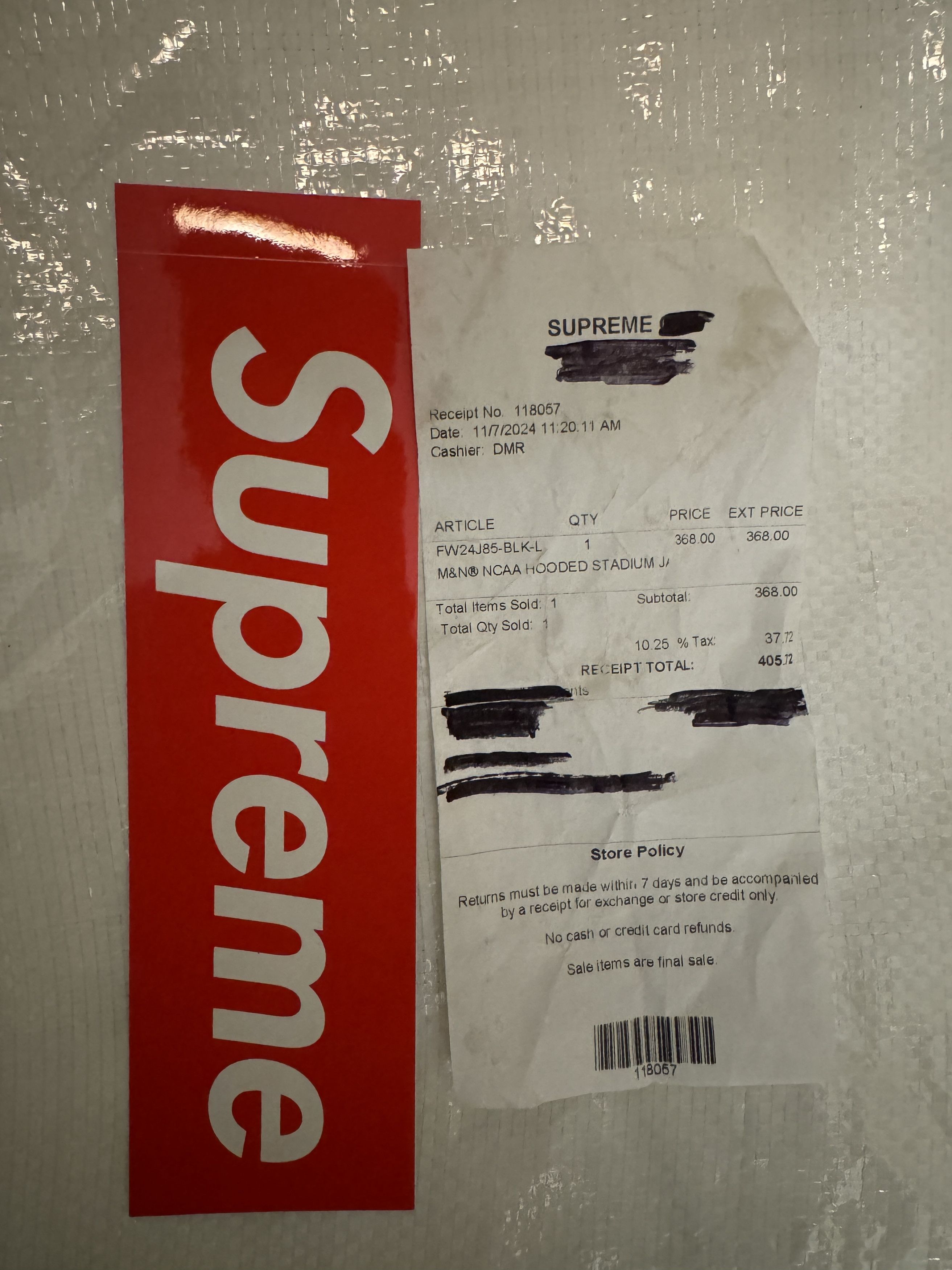 Mitchell & Ness × Supreme Supreme®/Mitchell & Ness NCAA Hooded Stadium Jacket Size US L / EU 52-54 / 3 - 19 Thumbnail