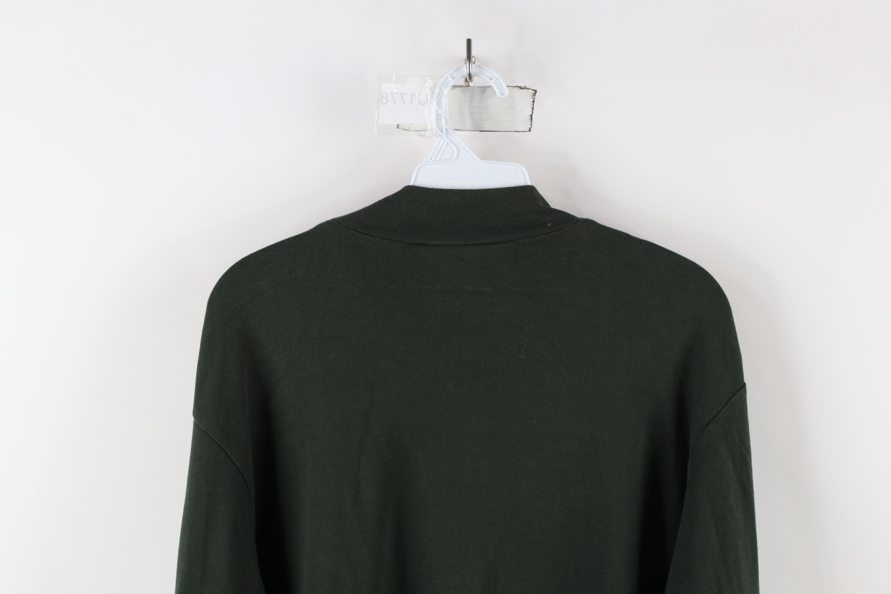 Vintage × Woolrich Woolen Mills Vintage 90s Woolrich Blank Mock Neck Long Sleeve T-Shirt USA Size US L / EU 52-54 / 3 - 11 Thumbnail