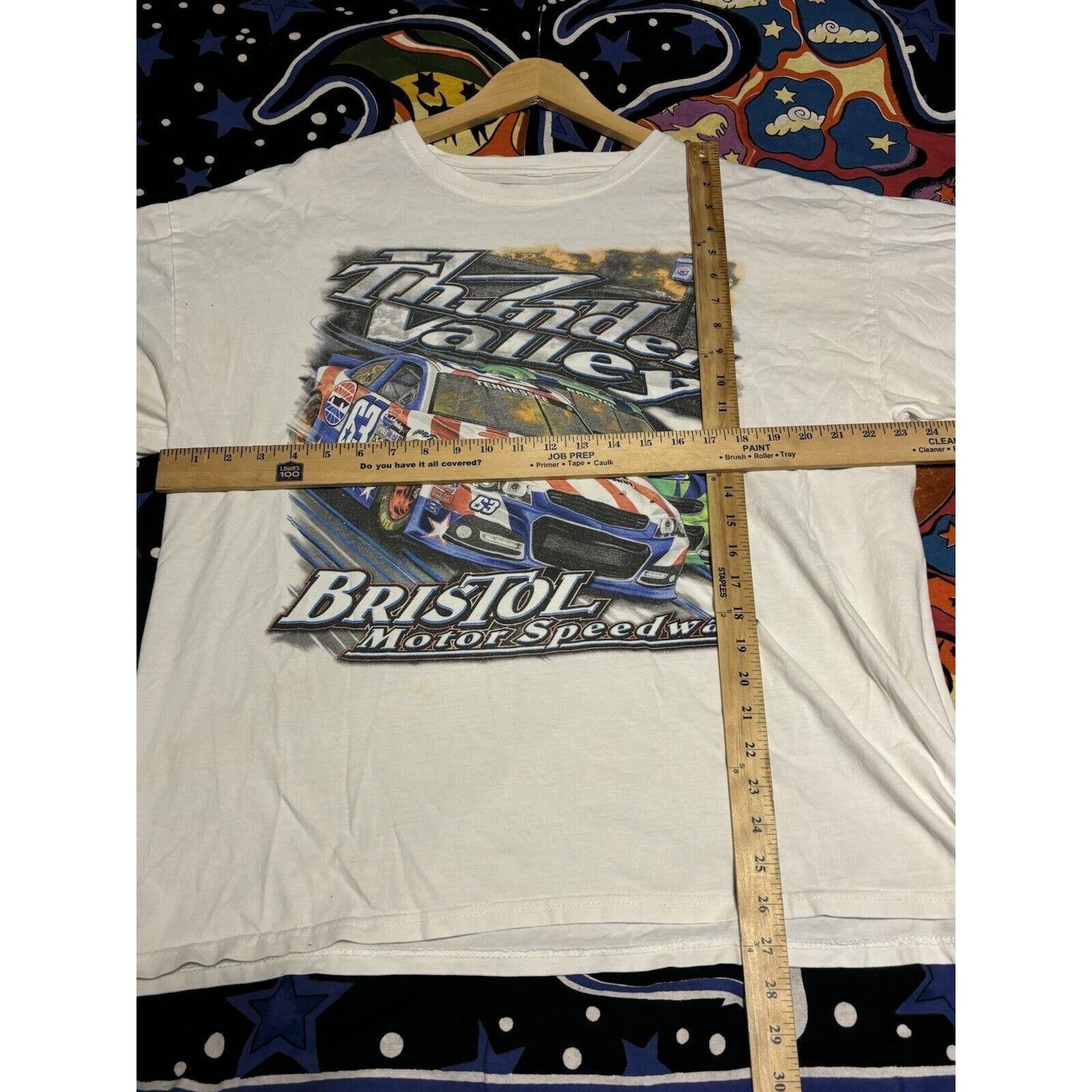 Other Vintage Bristol Motorspeedway thunder Nascar white shirt Size US XL / EU 56 / 4 - 5 Thumbnail