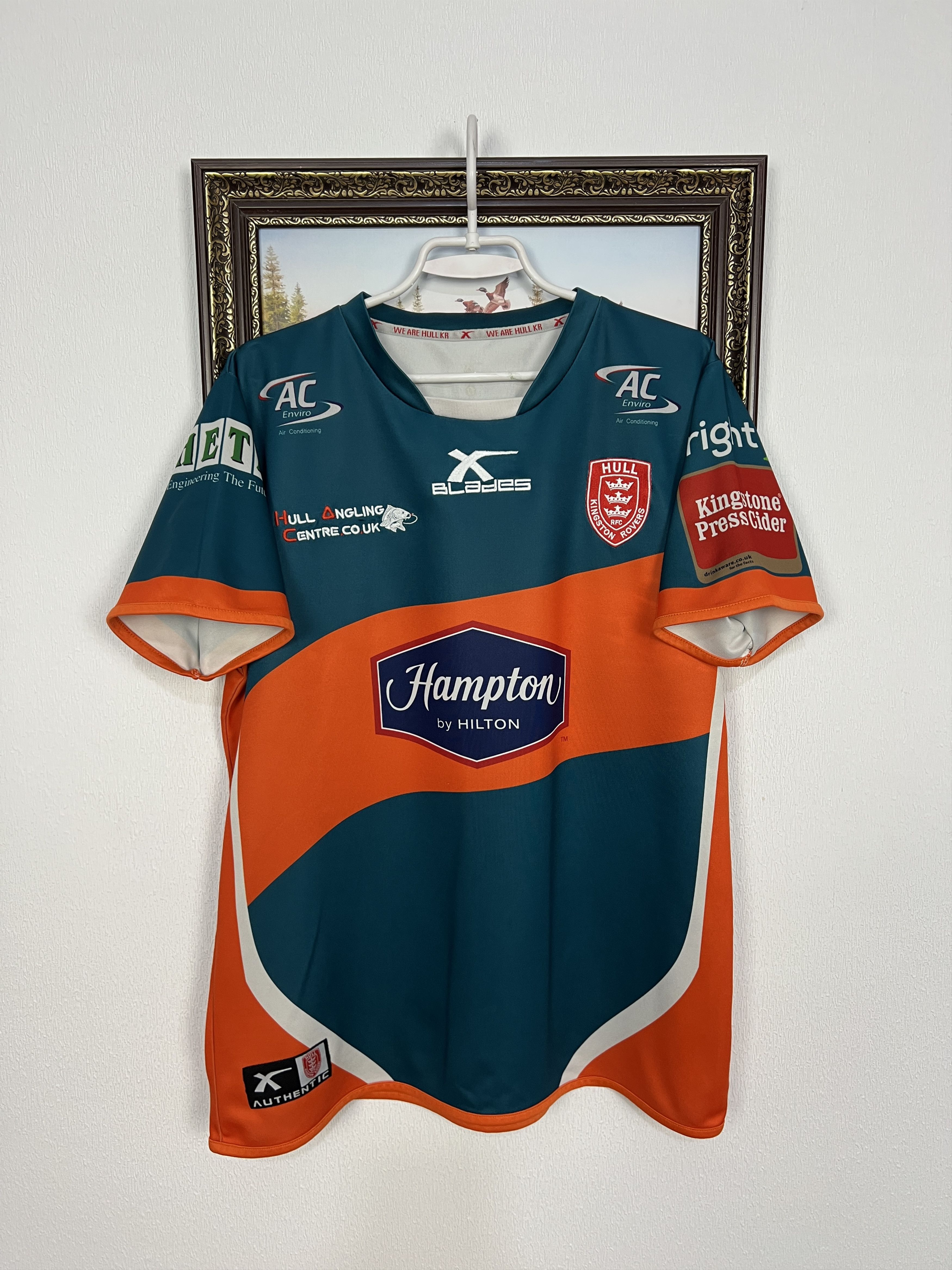 Vintage Rugby Hull KR Kingston Rovers Shirt Jersey Blades Rare Size US L / EU 52-54 / 3 - 1 Thumbnail
