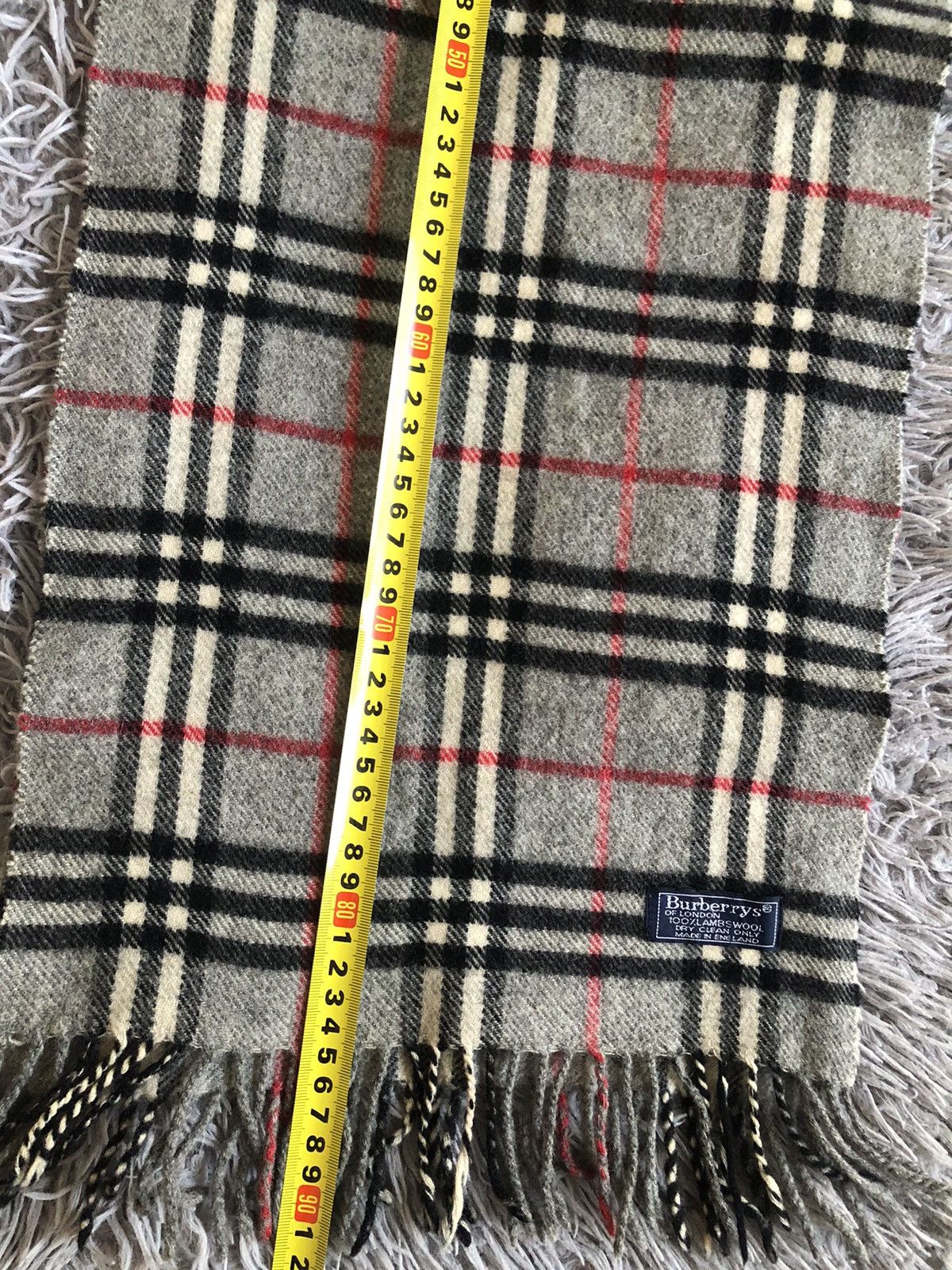 Burberry Scarf Burrberys Vintage Size ONE SIZE - 5 Thumbnail