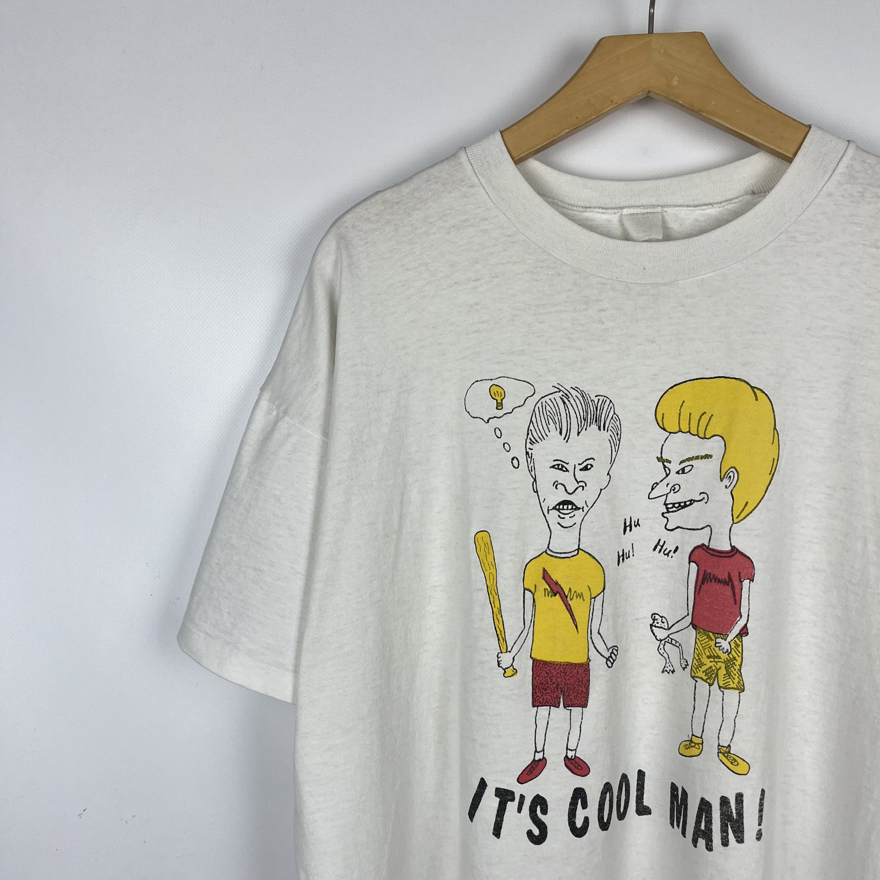 Mtv Vintage Beavis And Butthead MTV Cartoon T Shirt 90’s Size US XL / EU 56 / 4 - 4 Thumbnail