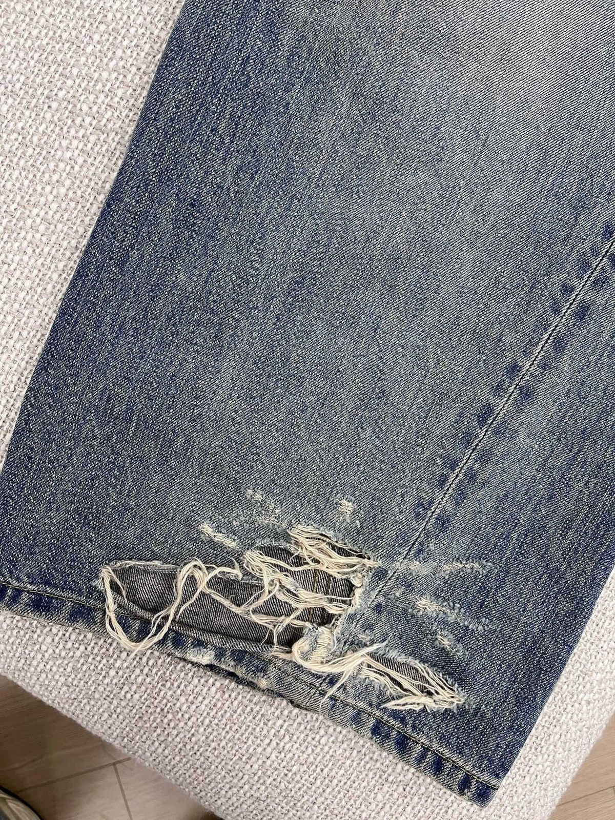 Balenciaga Balenciaga Twisted Seam Baggy Wide Leg Jeans Size US 32 / EU 48 - 5 Thumbnail