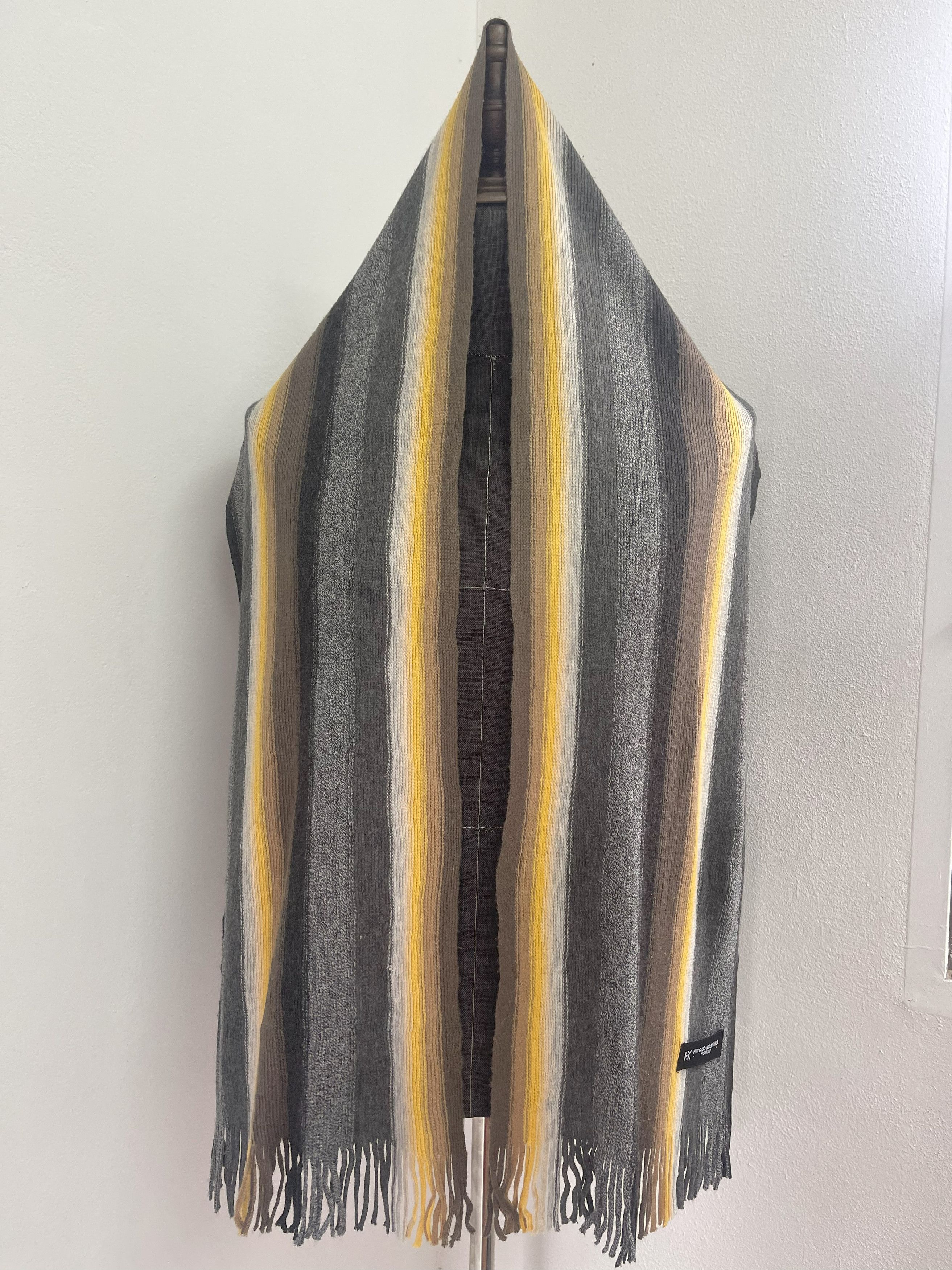 Hiroko Koshino Homme Vintage Hiroko Koshino Scarf / Muffler - 6043 Size ONE SIZE - 4 Thumbnail