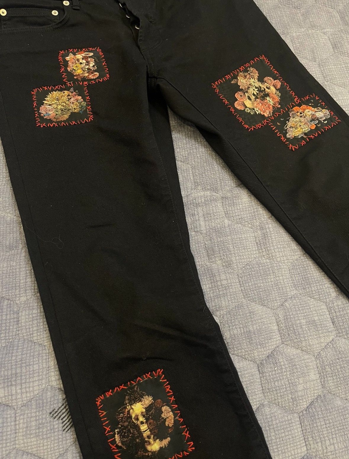 Dior Dior Dior Collaboration Patch Denim Pants-2507 Size US 29 - 4 Thumbnail