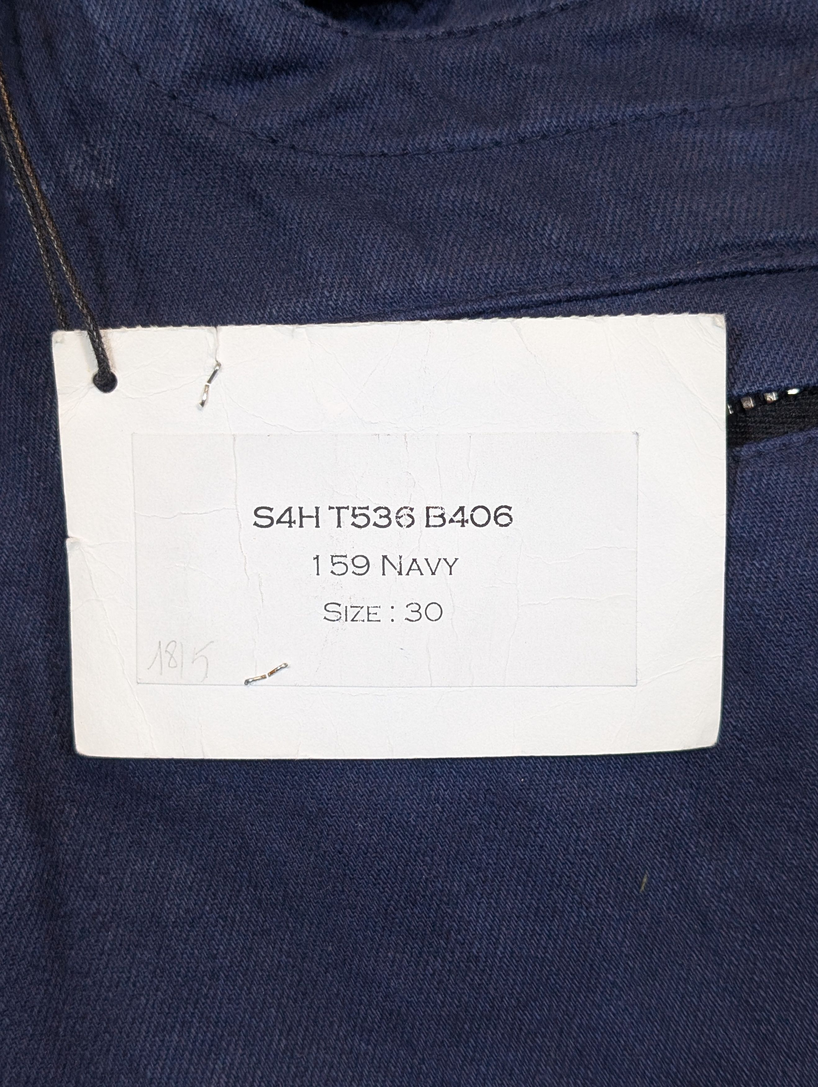 Balmain Balmain 2014 Sample Quilted Moleskin Blue Navy NWT Jeans Size US 30 / EU 46 - 7 Thumbnail