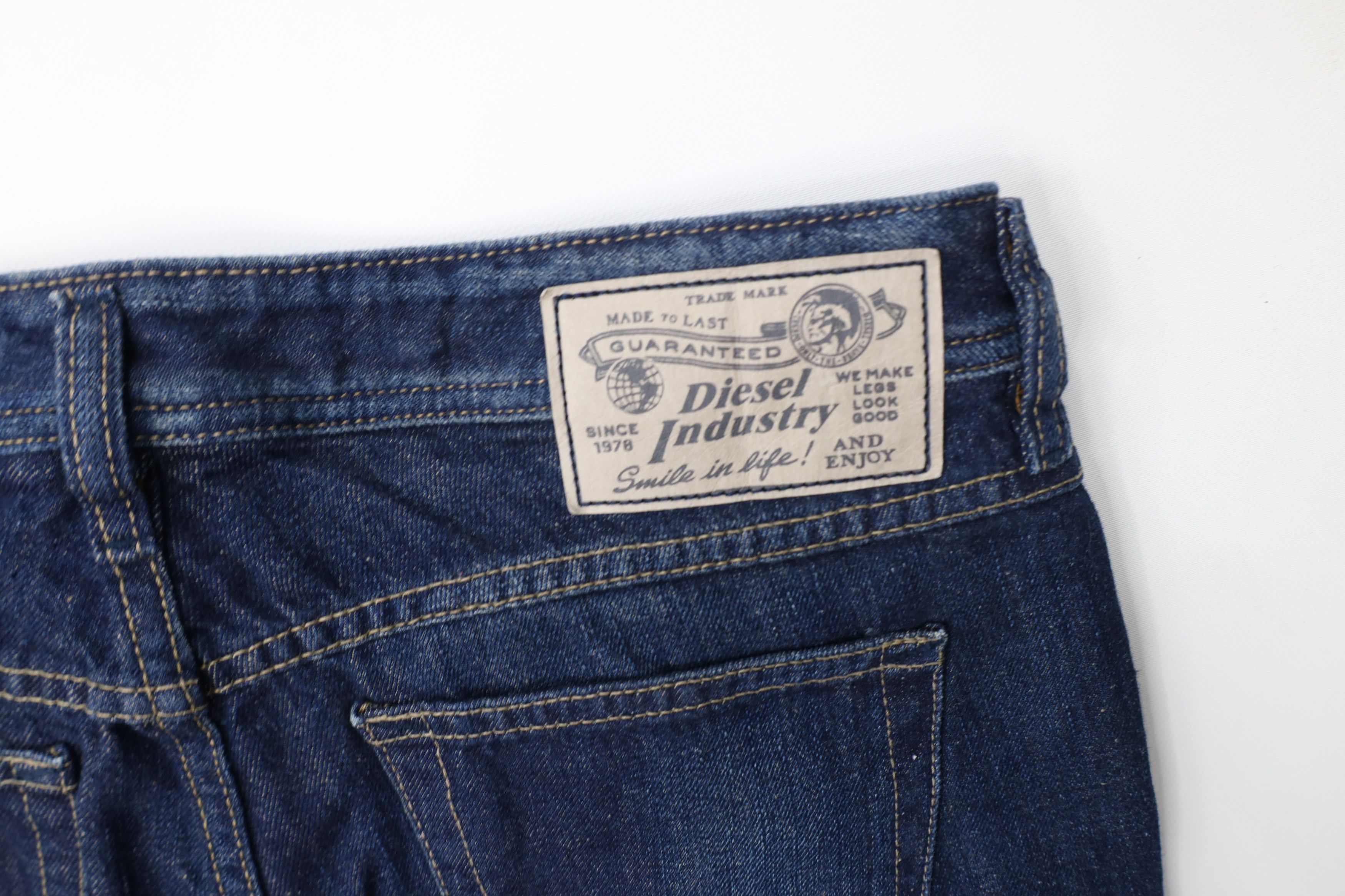 Diesel Diesel Industry Fly Organic Cotton Straight Leg Jeans Size 28" / US 6 / IT 42 - 13 Thumbnail