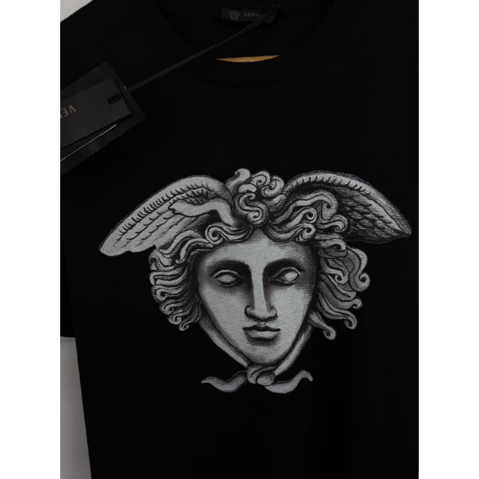 Versace Versace Medusa Portrait T-Shirt Men L Black Size US L / EU 52-54 / 3 - 5 Thumbnail