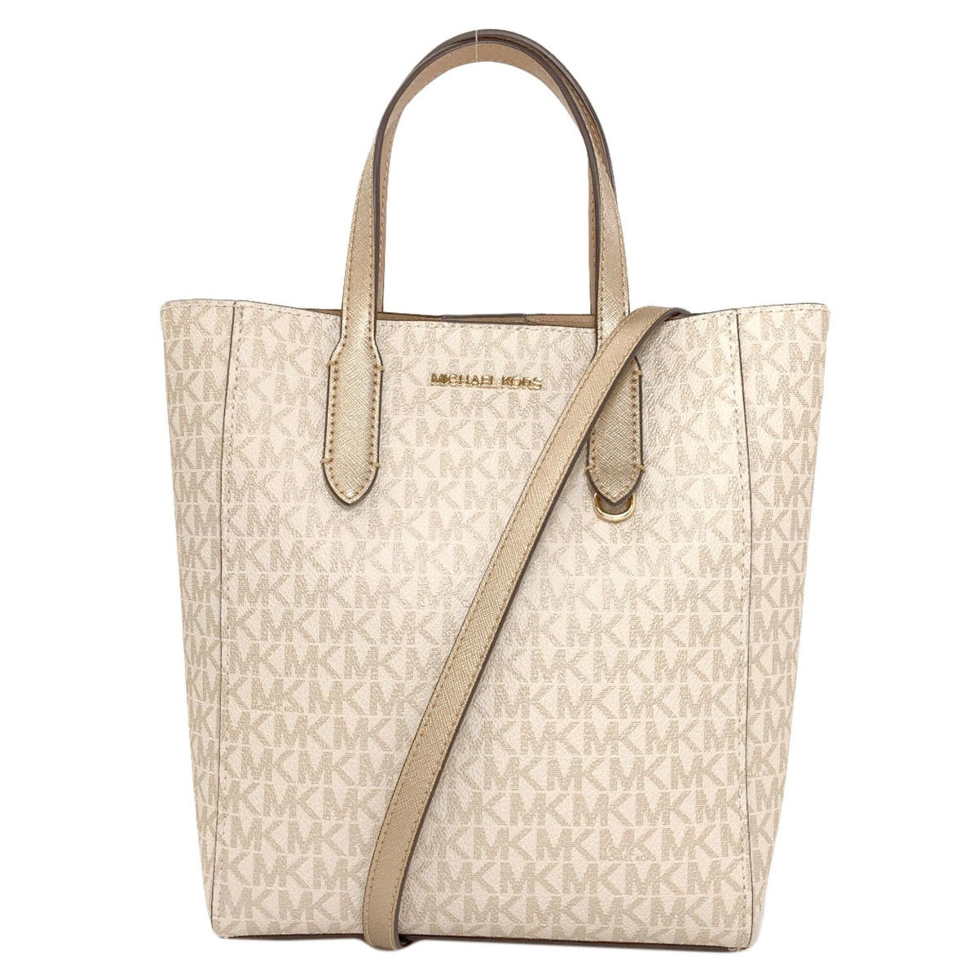 Michael Kors Michael Kors MK Signature 2-Way Handbag, PVC, Women's Size ONE SIZE - 1 Thumbnail
