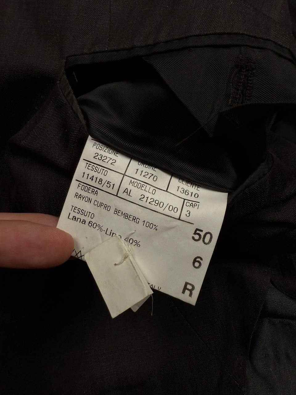 Canali Canali Herringbone Blazer Brown 2-Button Blazer Size 50R - 9 Thumbnail
