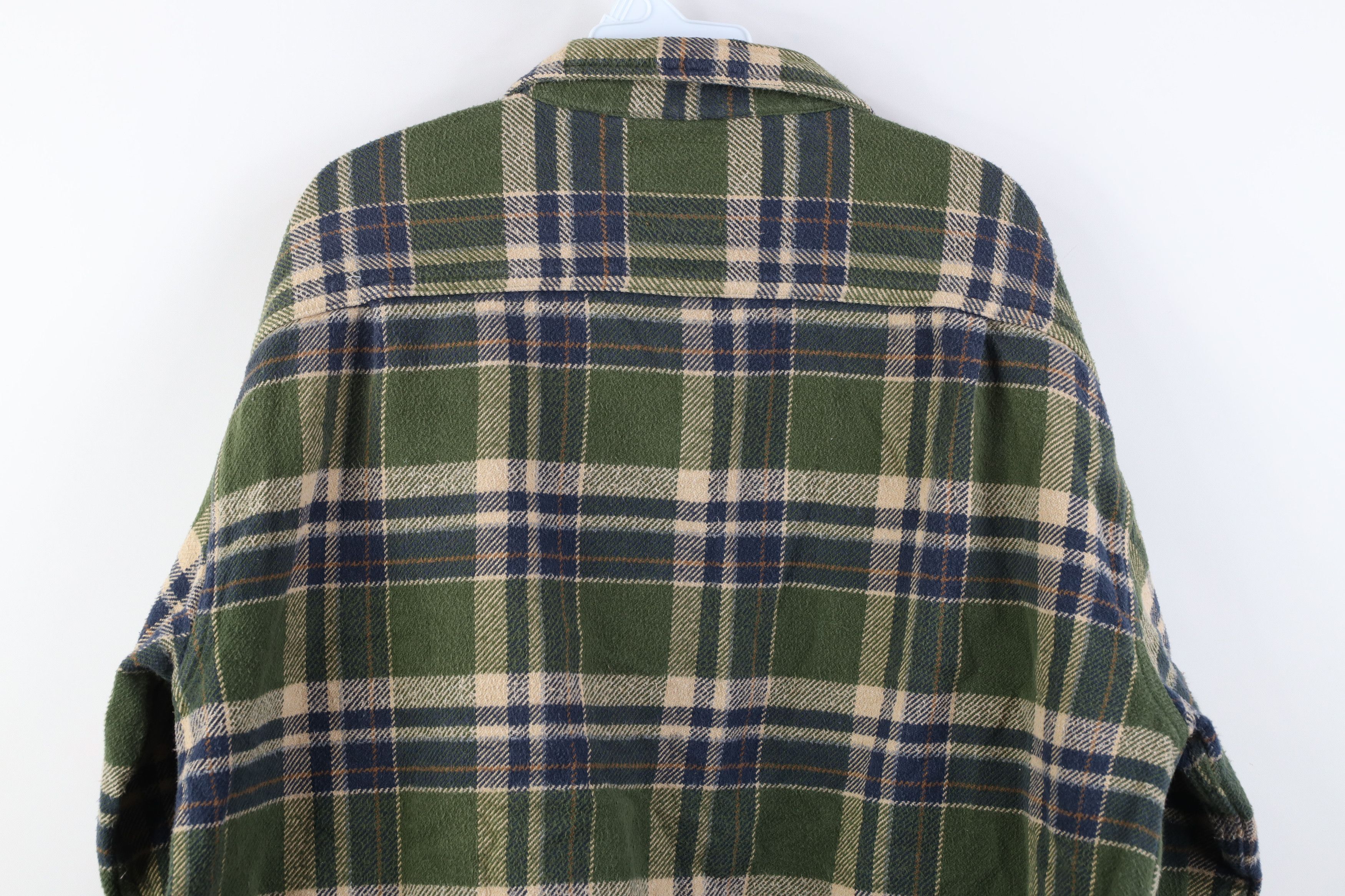 Vintage Vintage 90s Streetwear Flannel Collared Button Shirt Size US XL / EU 56 / 4 - 13 Thumbnail