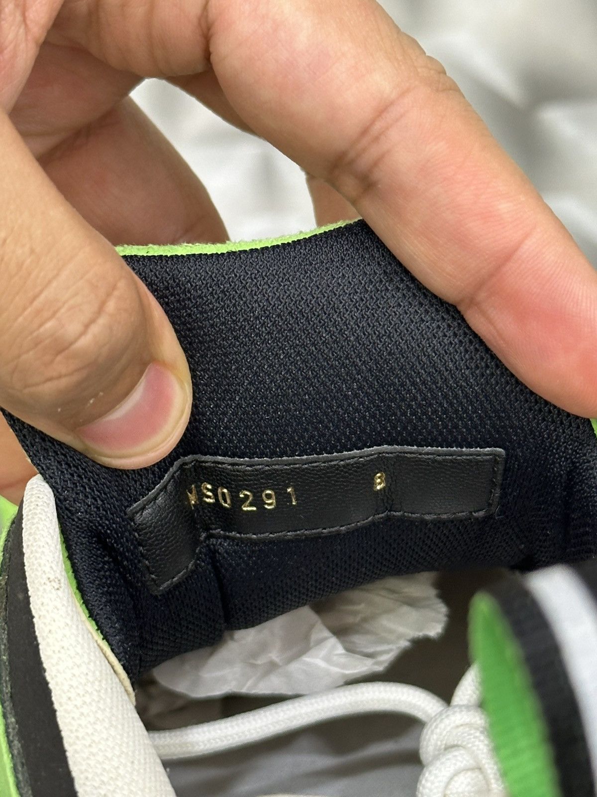 Louis Vuitton LV Runner Tatic White & Green Sneakers Size 8LV (9.5US) Size US 9.5 / EU 42-43 - 12 Thumbnail