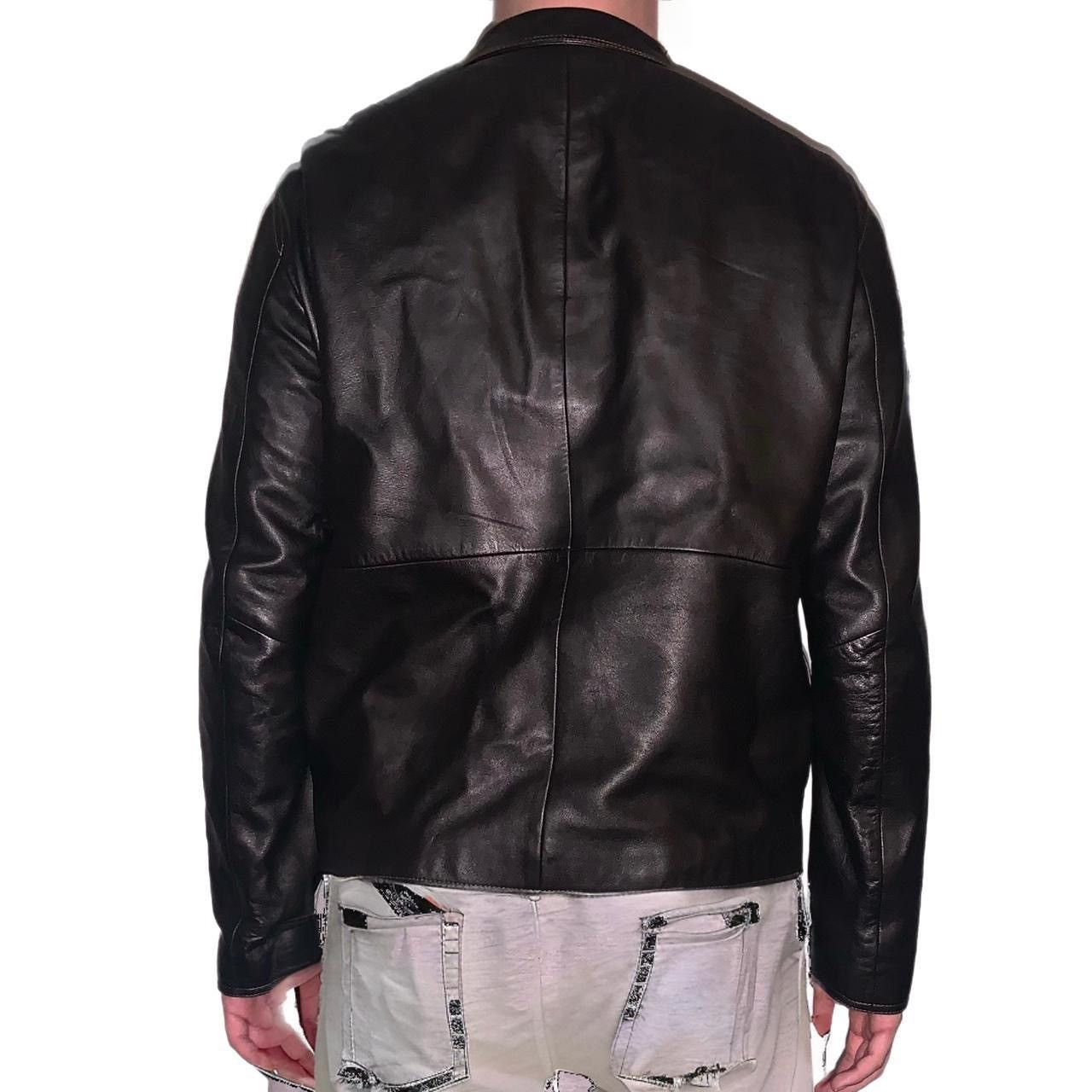Hugo Boss Hugo Boss Leather Coat Size US XL / EU 56 / 4 - 5 Thumbnail