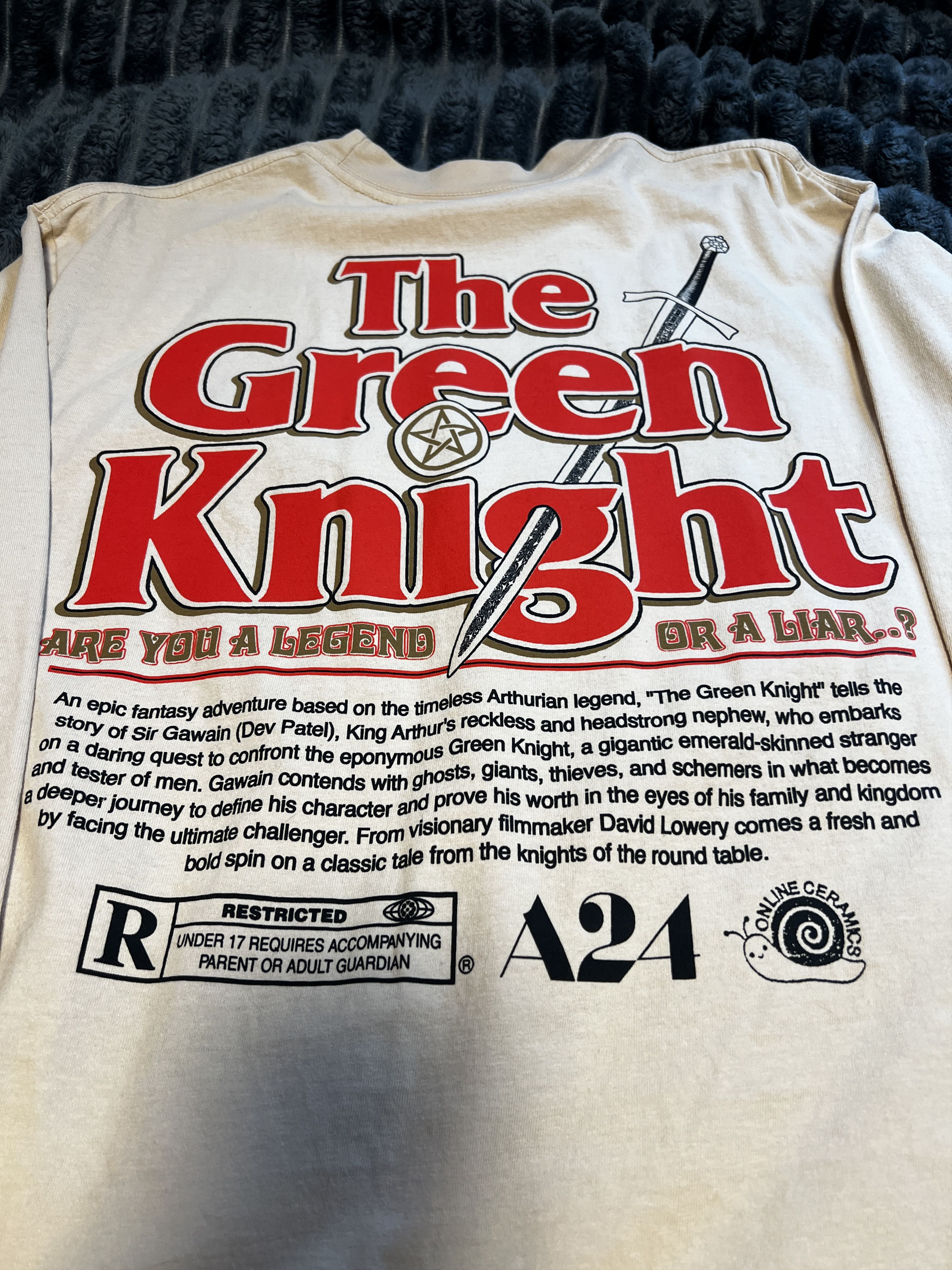 A24 × Online Ceramics The Green Knight Long Sleeve (M) NEVER WORN Size US M / EU 48-50 / 2 - 4 Thumbnail