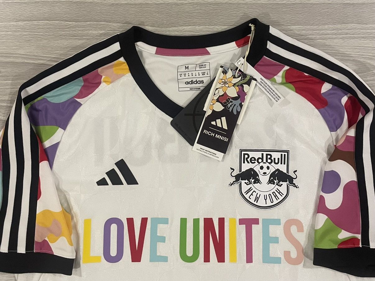 Adidas New! Adidas 2022/23 Red Bull New York Jersey Men’s Medium Size US M / EU 48-50 / 2 - 2 Thumbnail