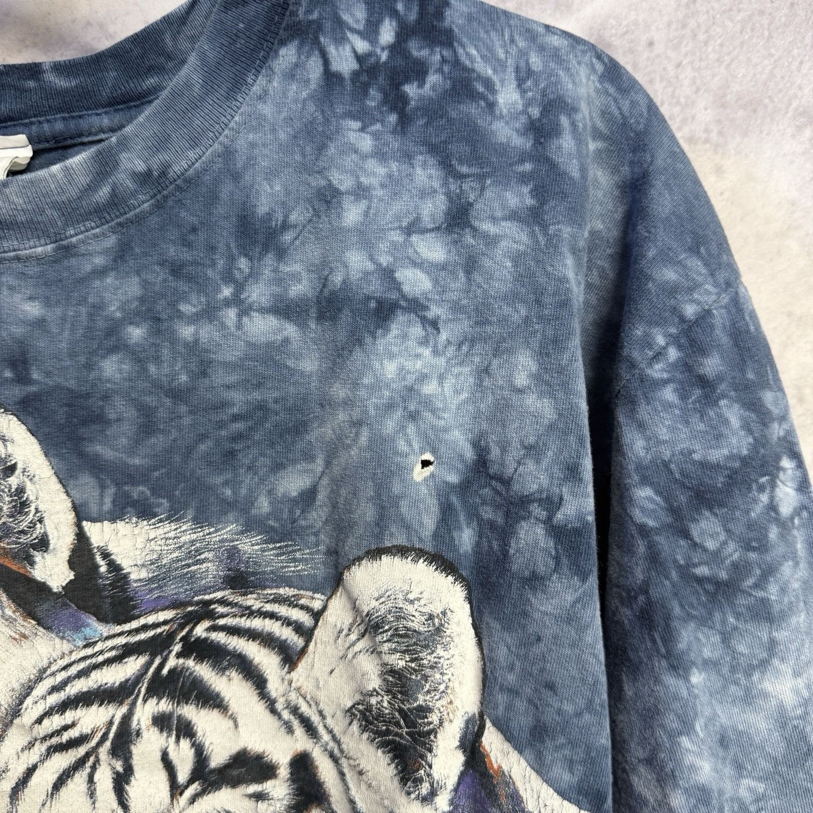 Rainforest Vintage Rainforest Cafe White Tiger T Shirt Mens L 21x27 Size US L / EU 52-54 / 3 - 3 Thumbnail