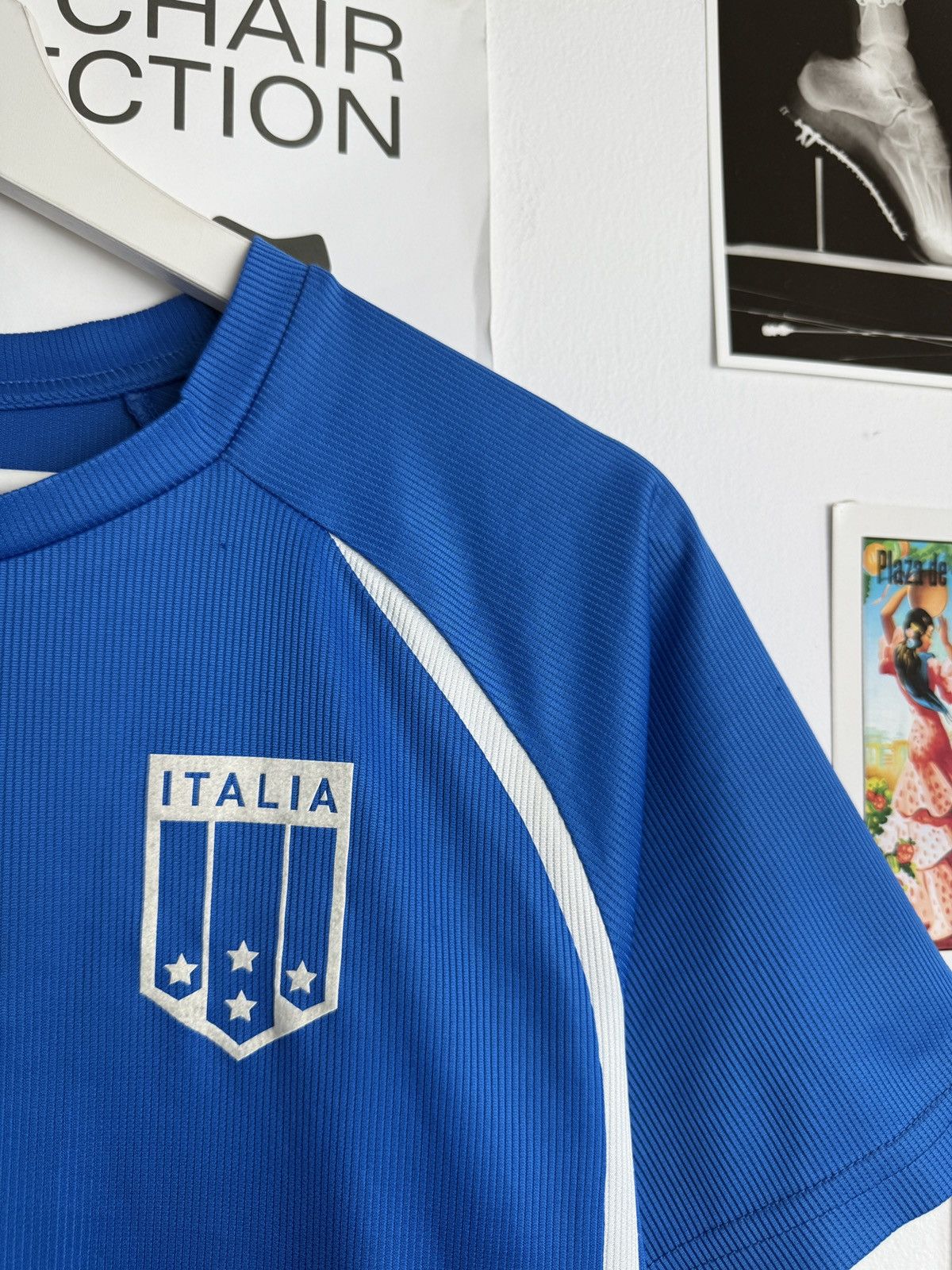 Puma Vintage y2k Puma italy blockcore style football jersey S rare Size US S / EU 44-46 / 1 - 4 Thumbnail