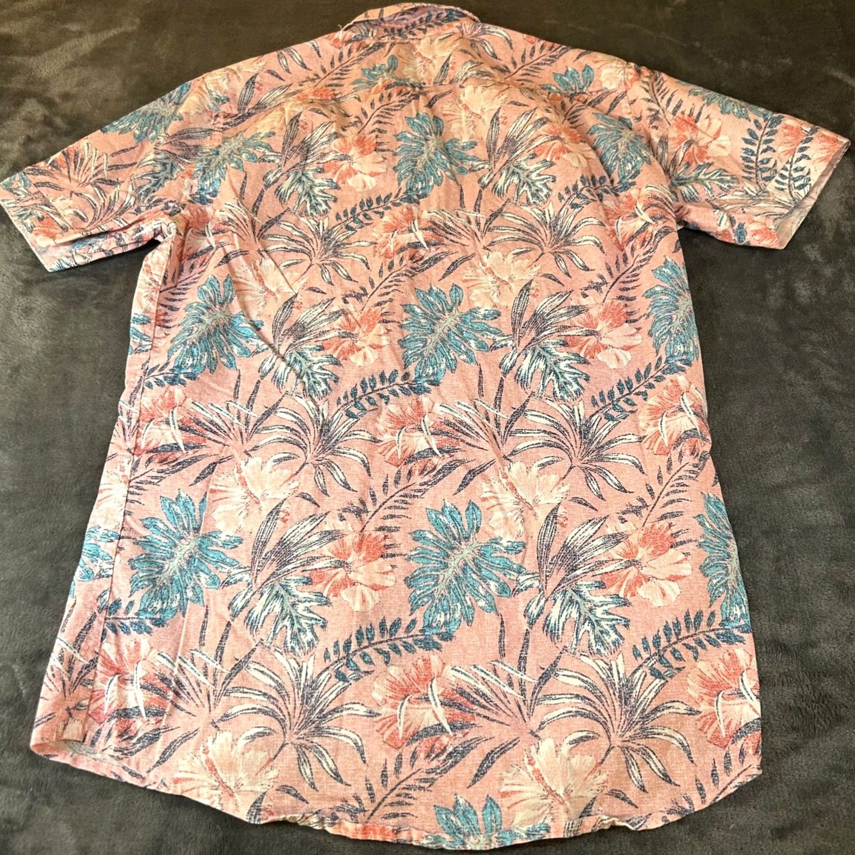 Izod IZOD Shirt Mens Small Pink Short Sleeve Button-Up Floral Tropical Beach Preppy Pocket Lightweight Cotton Button-Up Size US S / EU 44-46 / 1 - 4 Thumbnail
