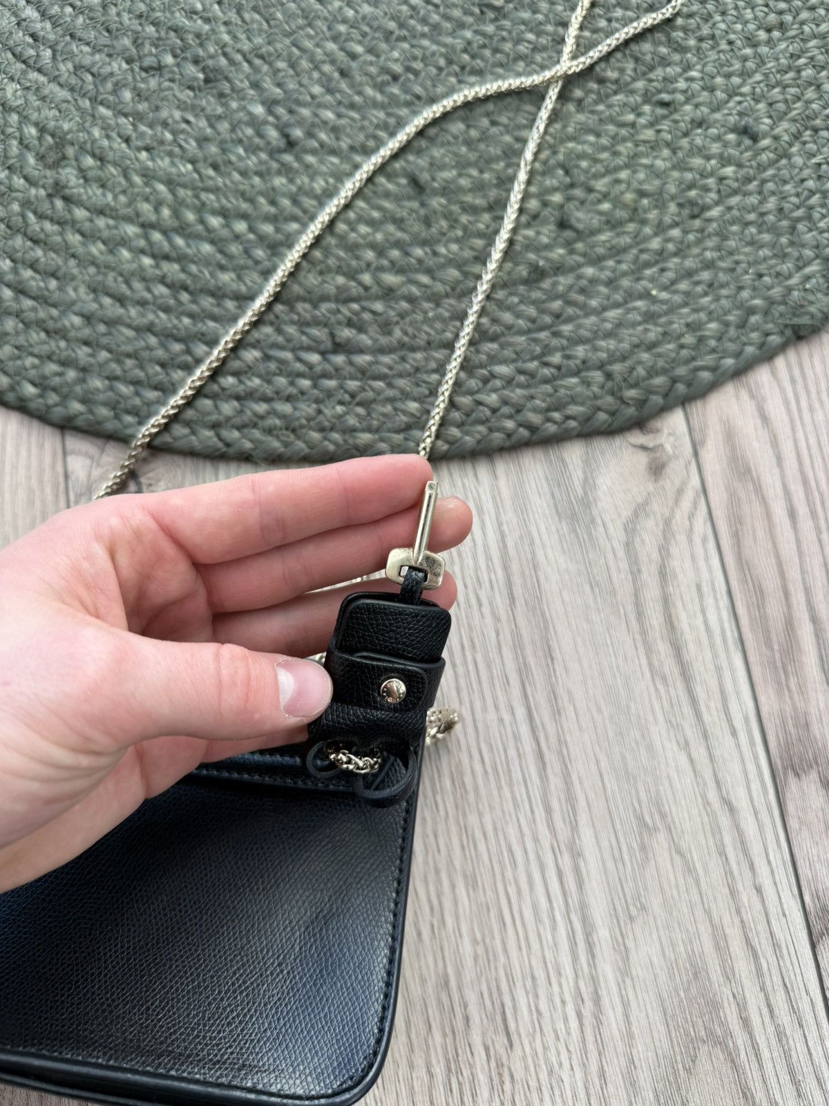 Designer × Furla Furla Leather black Handbag Size ONE SIZE - 8 Thumbnail