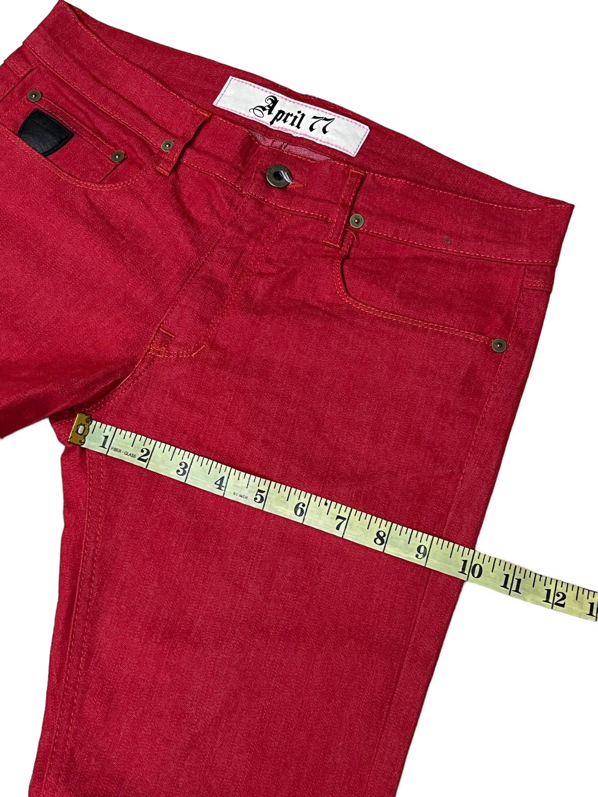 April 77 APRIL 77 JOEY COLORDRIVE SLIM FIT JEANS Size US 31 - 9 Thumbnail