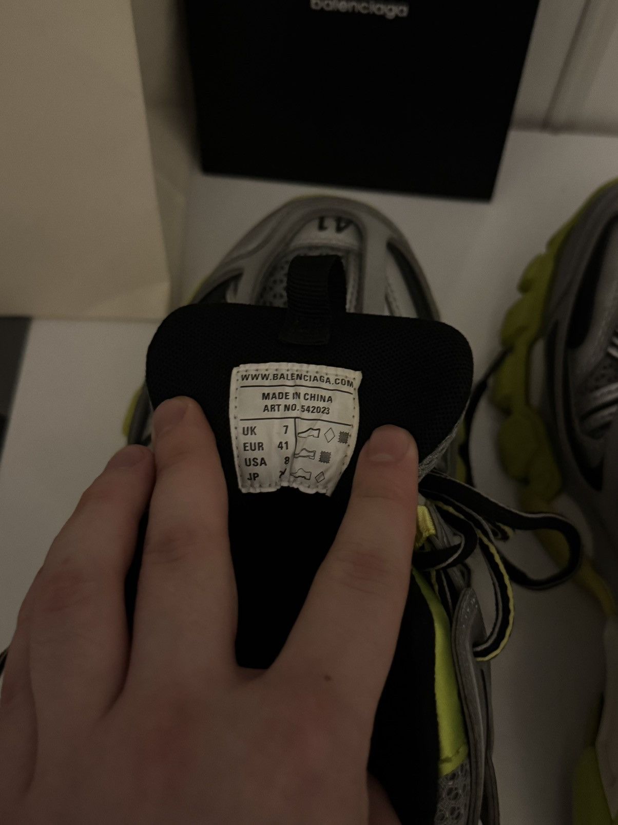 Balenciaga ✅Balenciaga track 1 Silver green 41 Size US 7 / EU 40 - 6 Thumbnail
