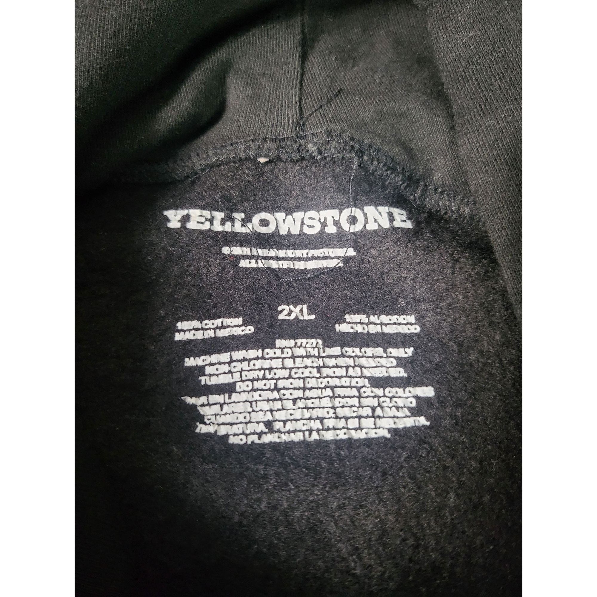 Other YELLOWSTONE Dutton Ranch Sleeve Logo Pullover Hoodie Authent Size US XXL / EU 58 / 5 - 6 Thumbnail