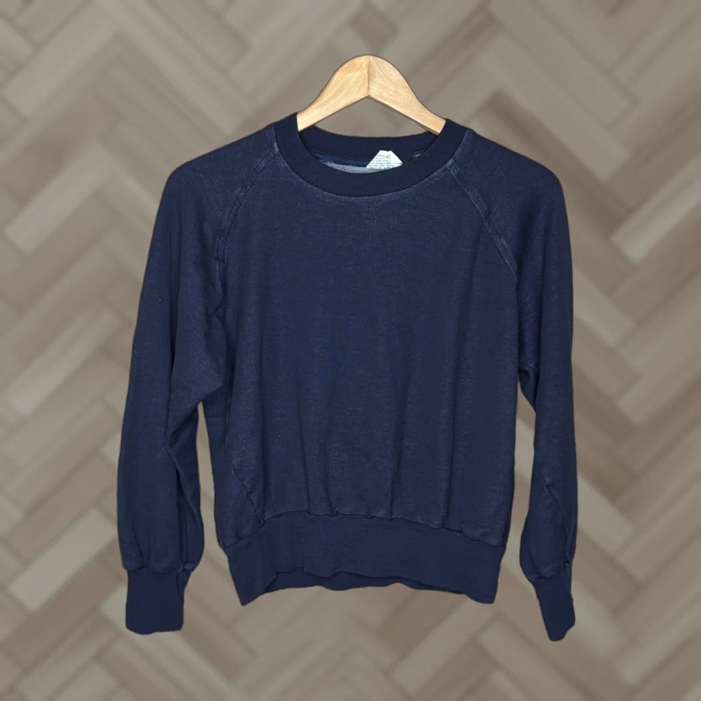 Vintage VINTAGE Sportswear Sweatshirt Mens Small Blue Raglan Fleece Made USA 70s Mens Size US S / EU 44-46 / 1 - 1 Thumbnail
