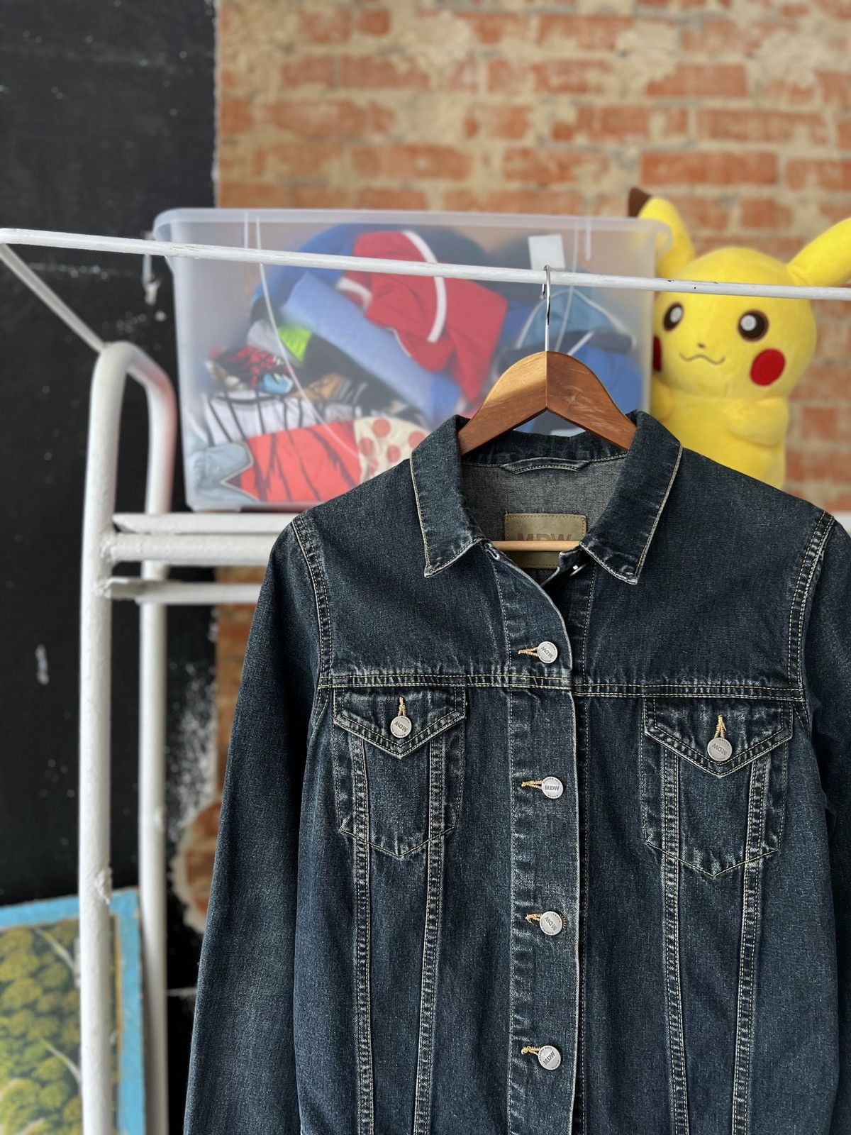Massimo Dutti × Vintage Massimo Dutti Men’s Vintage Blue Long Sleeve Denim Jacket Size US S / EU 44-46 / 1 - 2 Thumbnail
