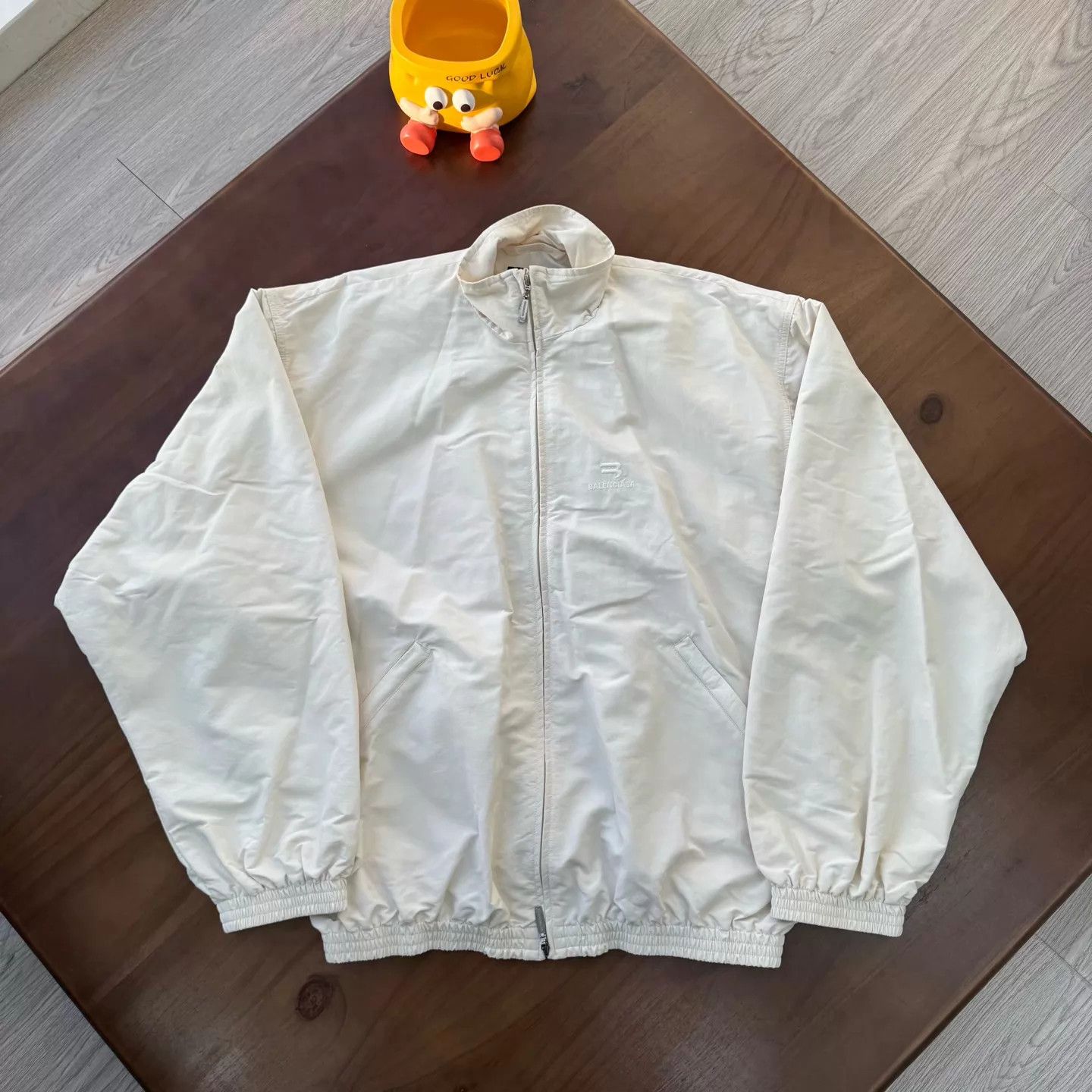 Balenciaga Balenciaga Uniform Zipped Jacket White 2 New Stain Size M / US 6-8 / IT 42-44 - 1 Thumbnail
