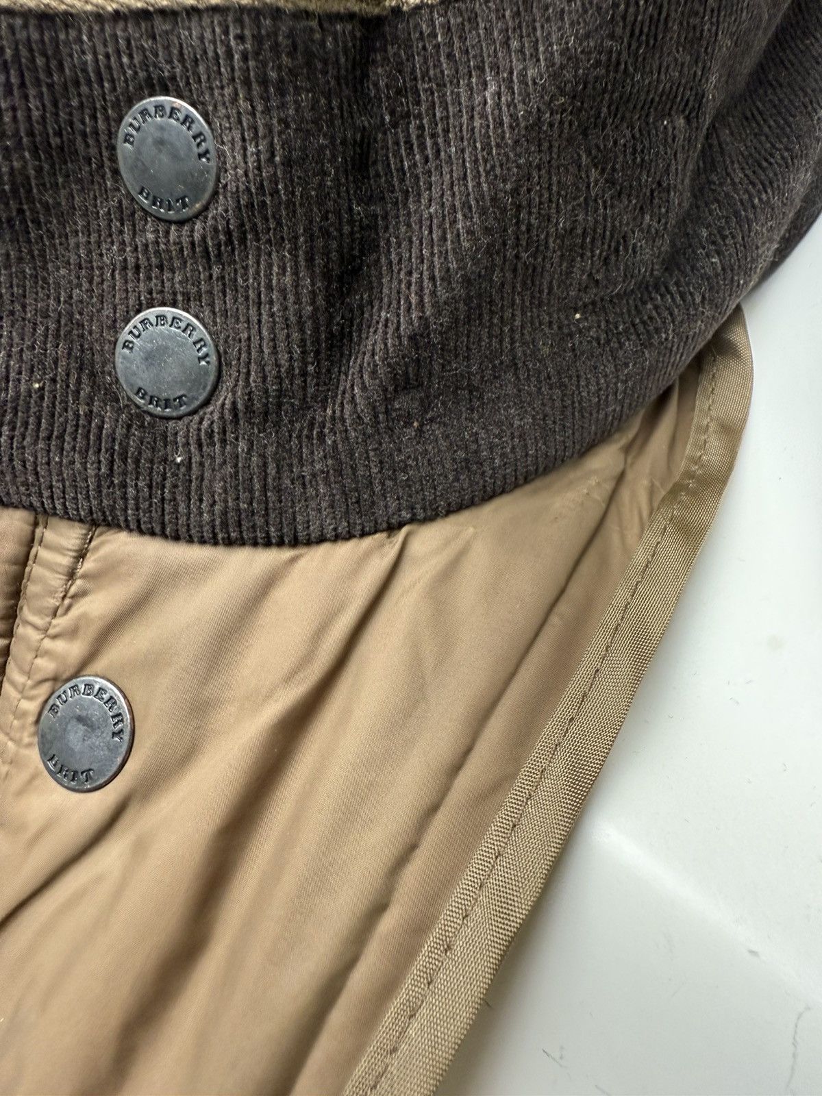 Burberry Burberry brit men’s mushroom Russell quilted jacket large Size US L / EU 52-54 / 3 - 9 Thumbnail