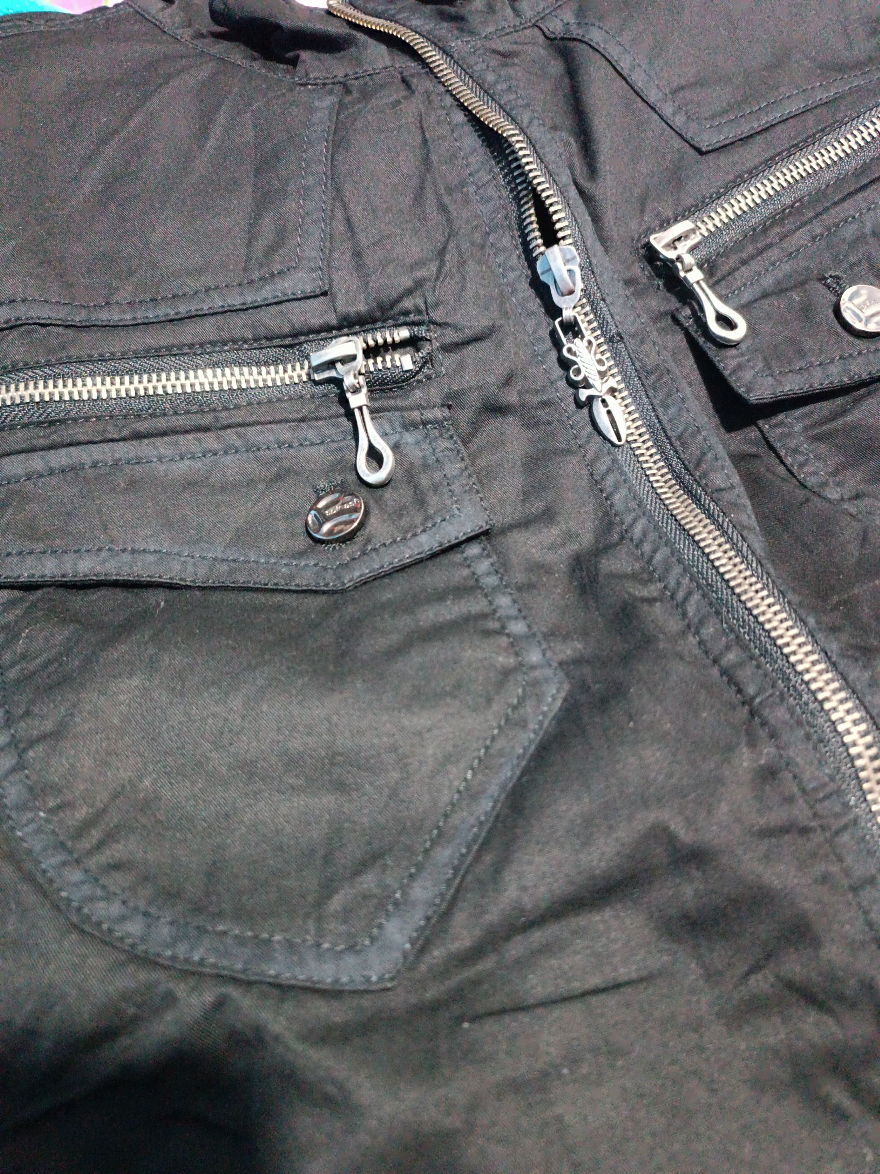 Spinash Spinash Black Shirt Zip Up If Six Was Nine Style Size US L / EU 52-54 / 3 - 10 Thumbnail