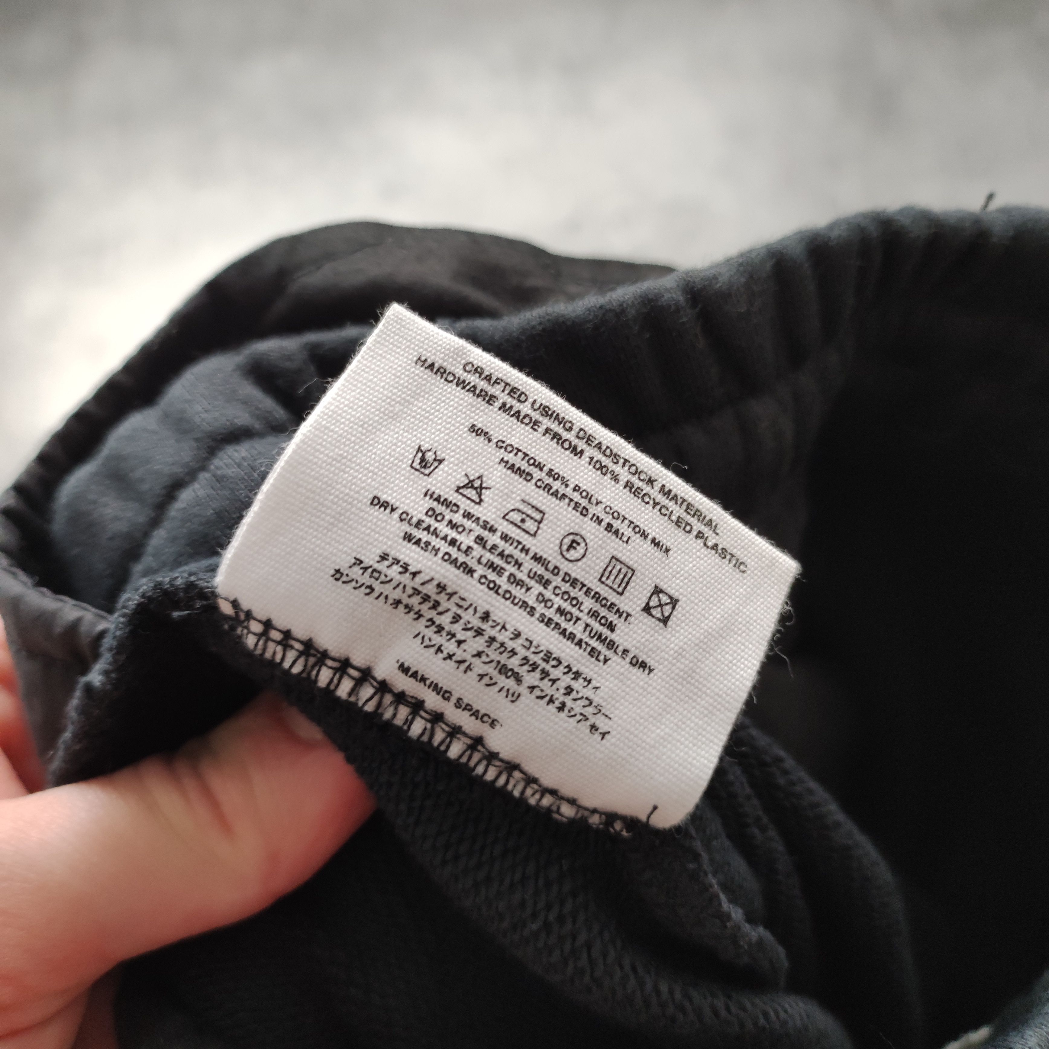 Japanese Brand Space Available Black Classic Multi Pocket Sweatpants Size US 32 / EU 48 - 7 Thumbnail