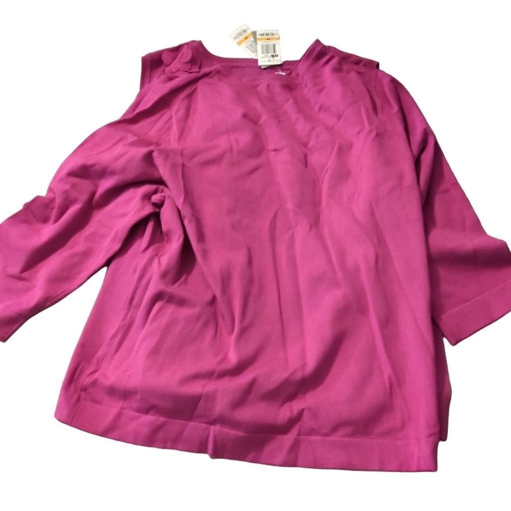 Charter Club Charter Club Purple Cardigan Sweater & Vest Sz 3X Size 3XL / US 20-22 - 9 Thumbnail