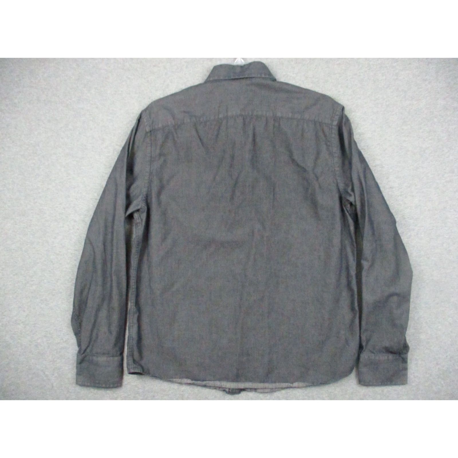UNTUCKit UNTUCKit Shirt Mens Button-Down Gray Heathered Cotton Long Sleeve Medium Size US L / EU 52-54 / 3 - 5 Thumbnail