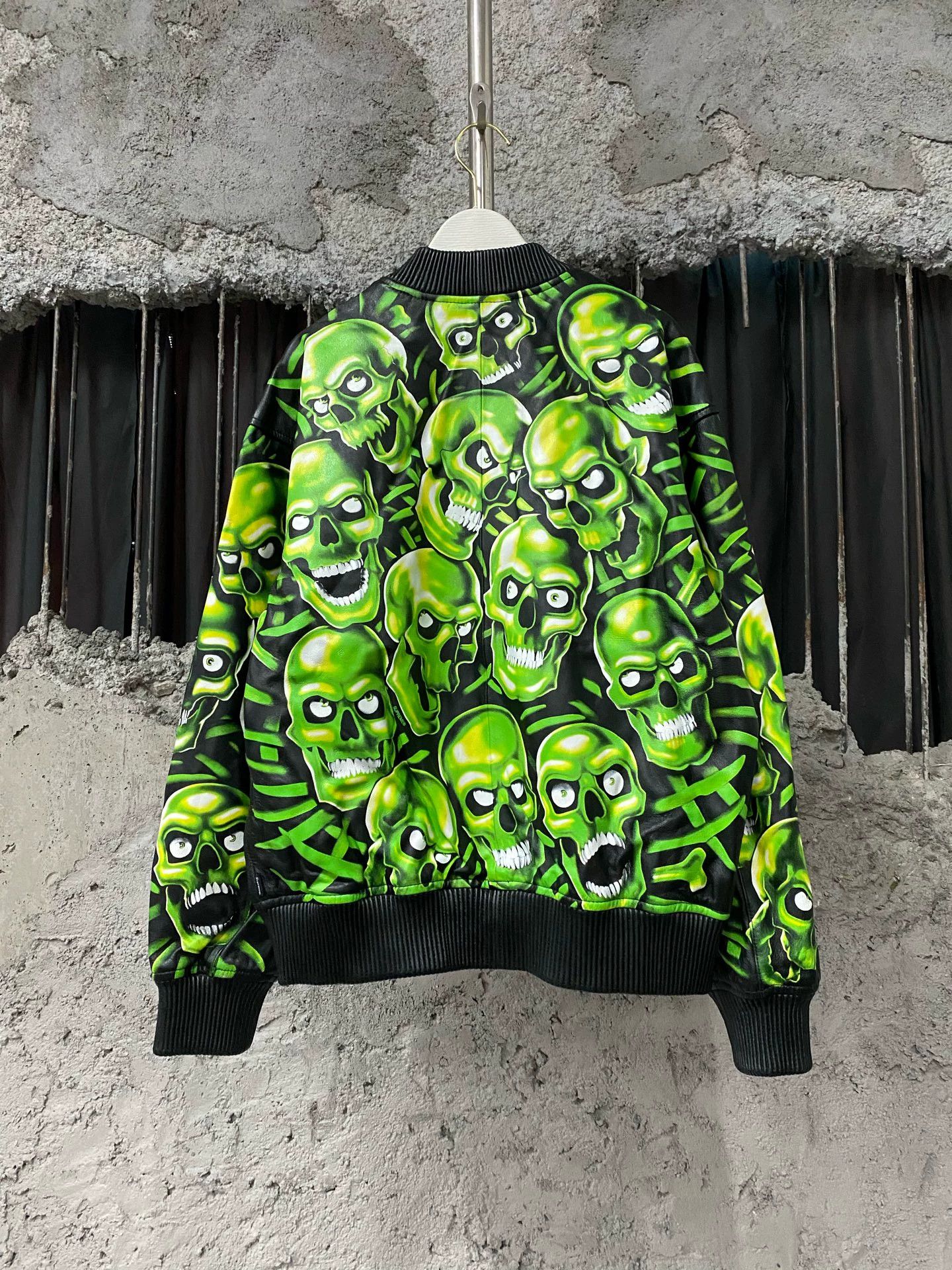 Supreme Supreme Skull Leather Baseball Jkt Size S Unworn Size US S / EU 44-46 / 1 - 2 Thumbnail