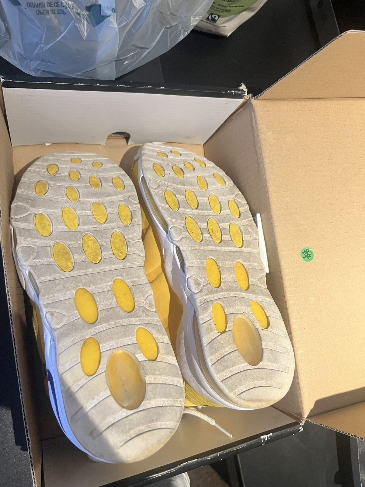 Nike Nike Air Max Uptempo 95 Yellow Size US 10.5 / EU 43-44 - 7 Thumbnail