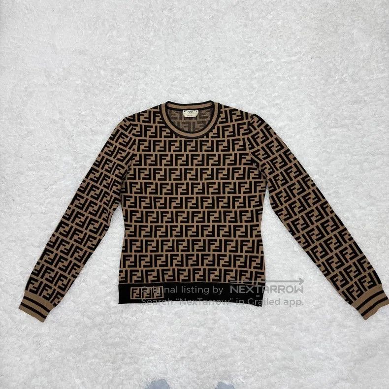 Fendi Fendi Monogram Knit Sweater Size XS / US 0-2 / IT 36-38 - 1 Thumbnail