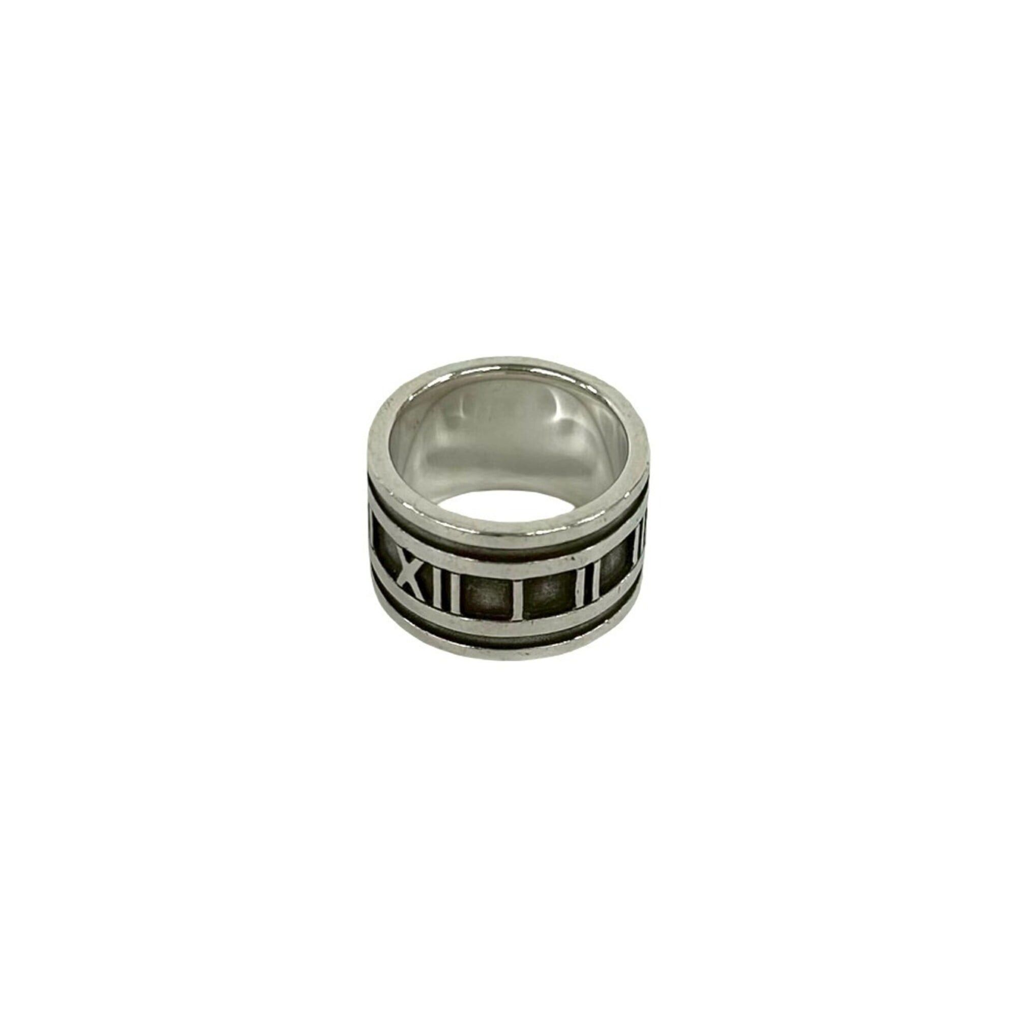 Tiffany & Co. TIFFANY&Co. Tiffany Atlas Ring, Sterling Silver 925, Women's/Men's Accessory, Silver, 00844 Size ONE SIZE - 1 Thumbnail