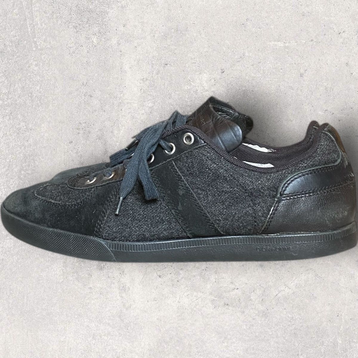 Dior Fall10 B01 Wool Flannel And Leather Sneakers Size US 8 / EU 41 - 1 Thumbnail