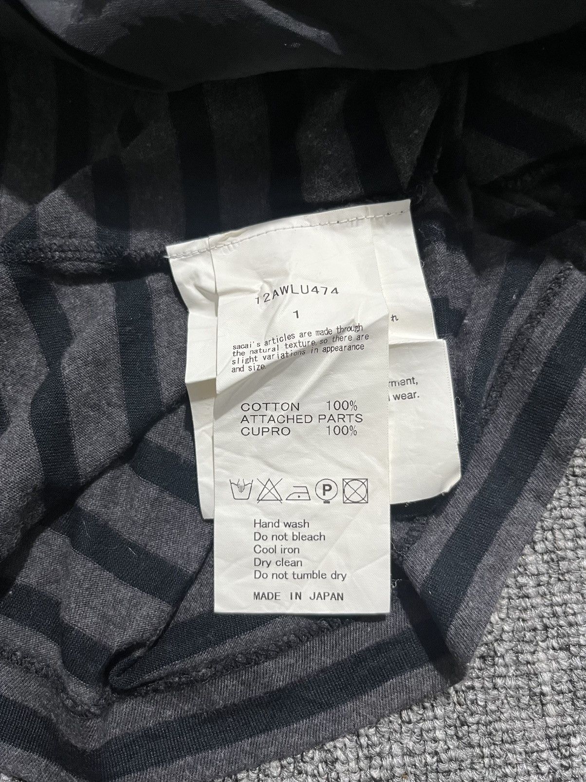 Sacai sacai luck striped knit longsleeve Size M / US 6-8 / IT 42-44 - 8 Thumbnail