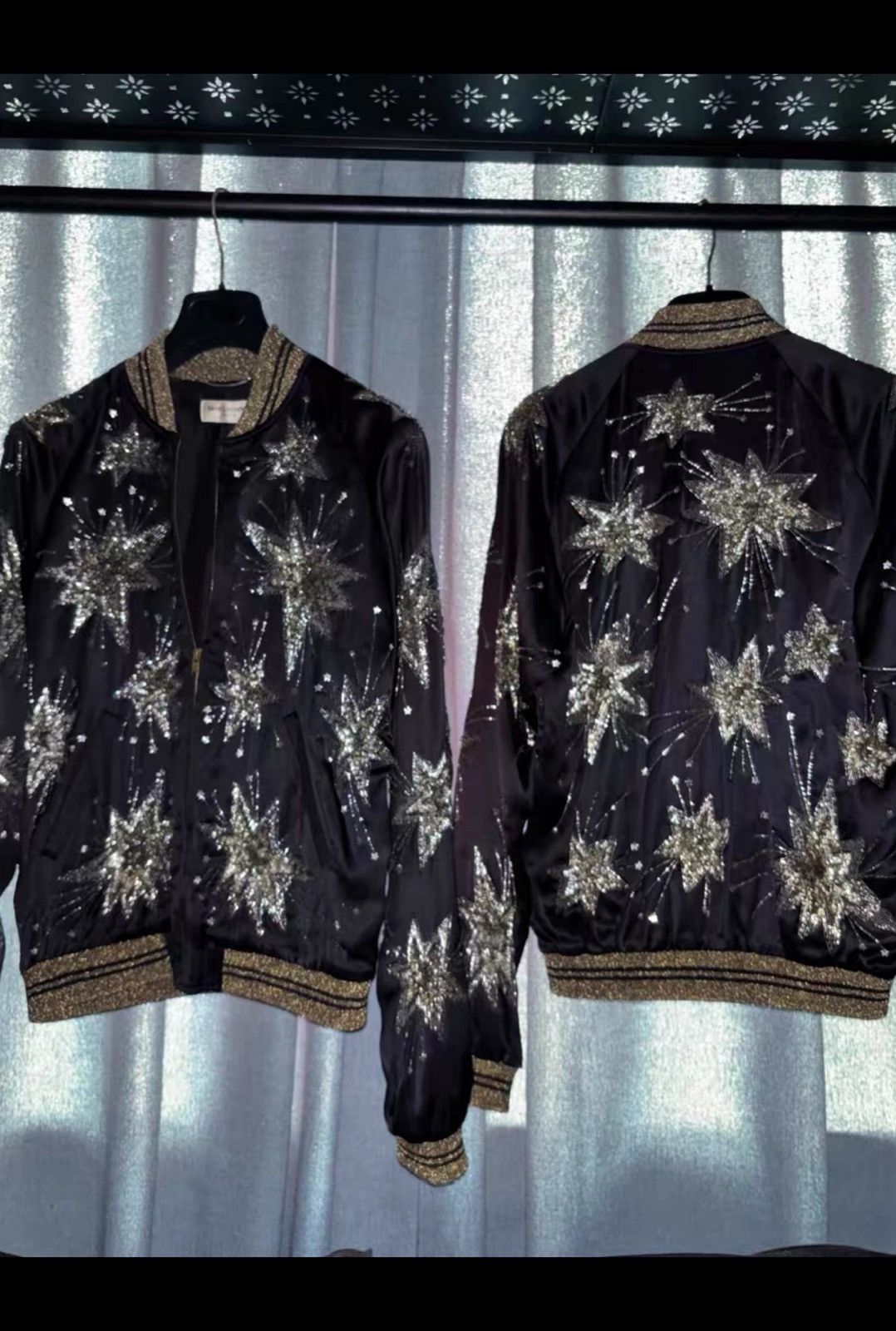 Saint Laurent Paris Saint Laurent SLP 2015SS Black Fireworks Jacket Size US M / EU 48-50 / 2 - 3 Thumbnail