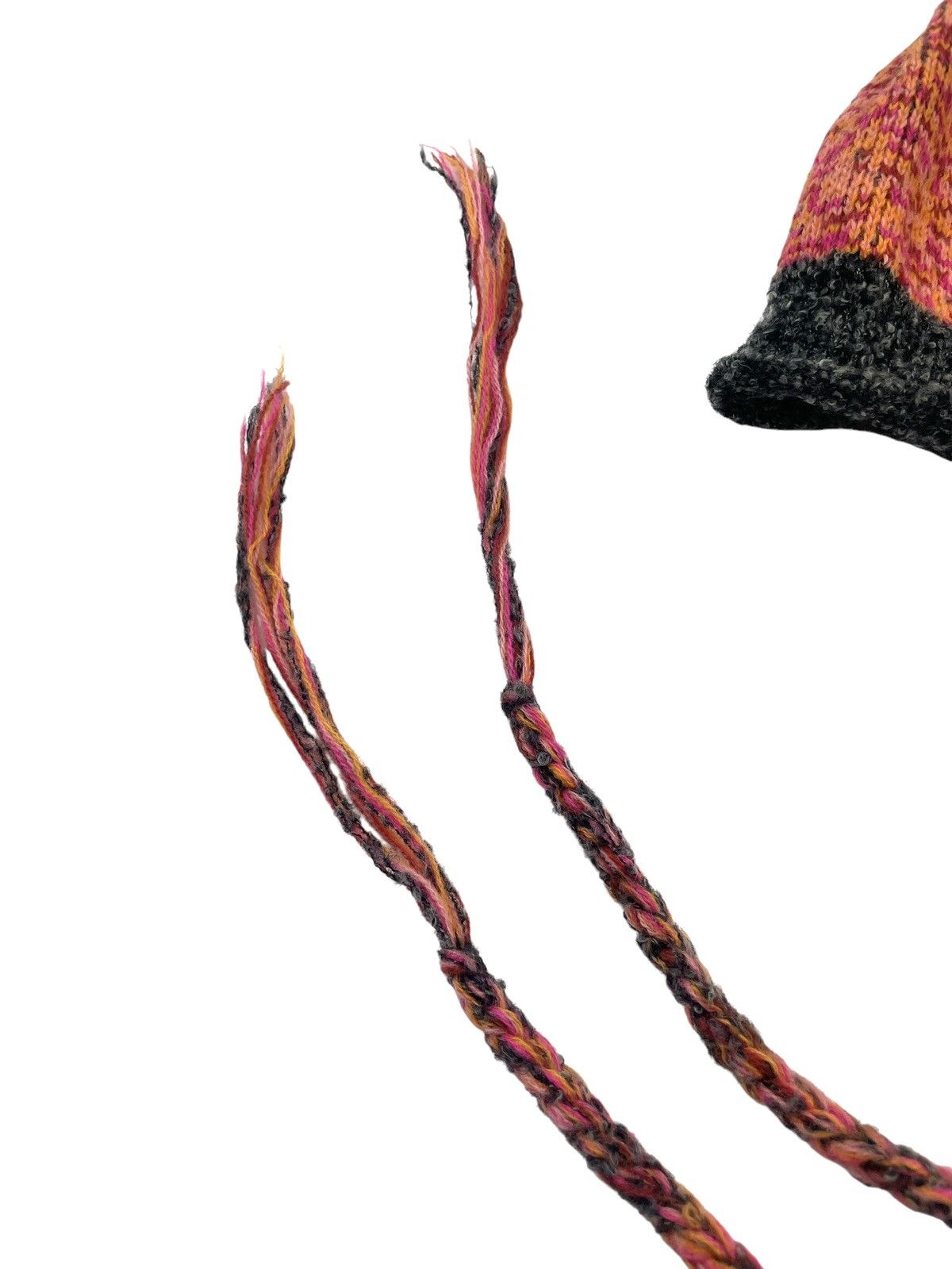 Vivienne Westwood Orb Knit Earflap Pom Pom Beanie Size ONE SIZE - 13 Thumbnail