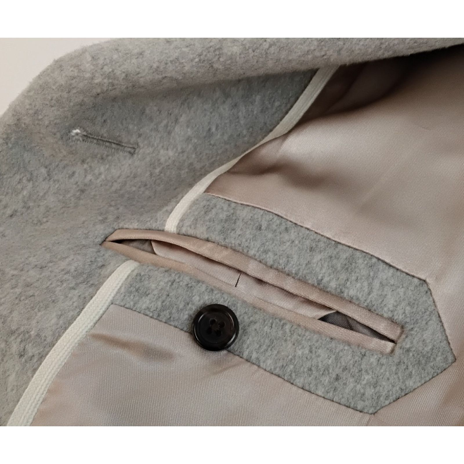 J.Crew J. Crew Wool Pea Coat By Nello Gori Women's 6 Gray Wool Size M / US 6-8 / IT 42-44 - 9 Thumbnail
