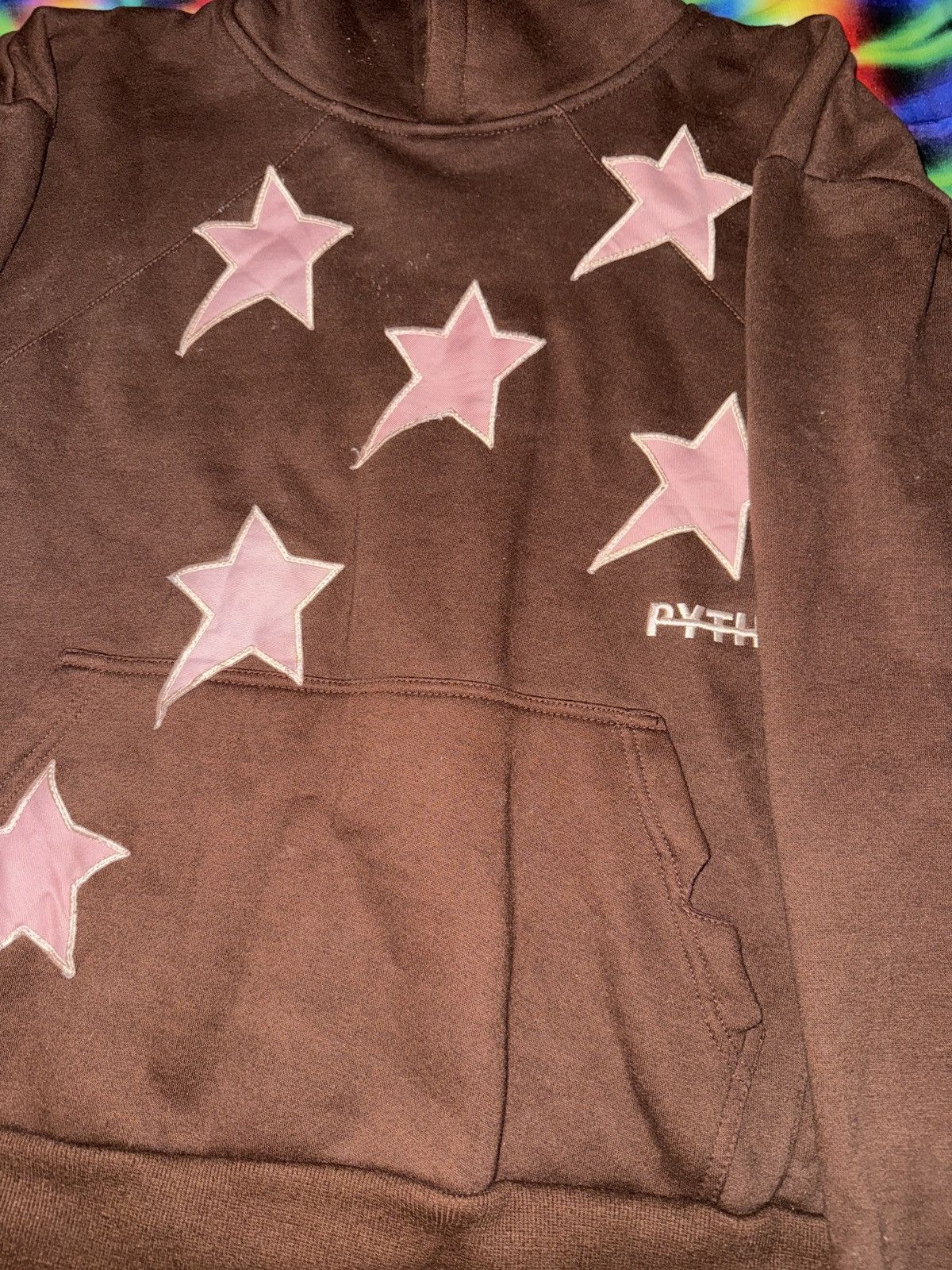 Pythia Pythia Peripherals Hooded Sweatshirt Brown / Pink Size US XXL / EU 58 / 5 - 2 Thumbnail