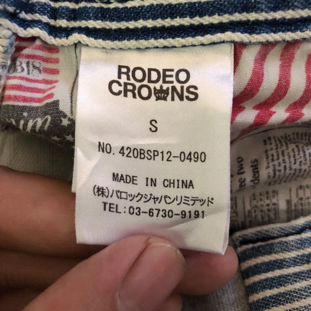 Other Vintage Rodeo Crowns Stripe Denim Jeans Size US 28 / EU 44 - 11 Thumbnail