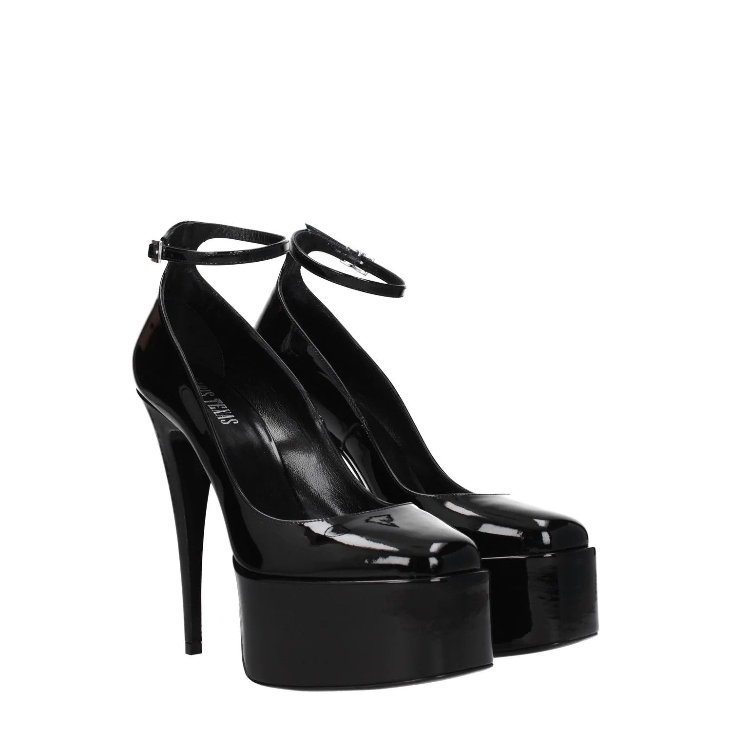 Paris Texas ob1o1e1124 Patent Leather Sandals in Black Size US 9 / IT 39 - 2 Thumbnail