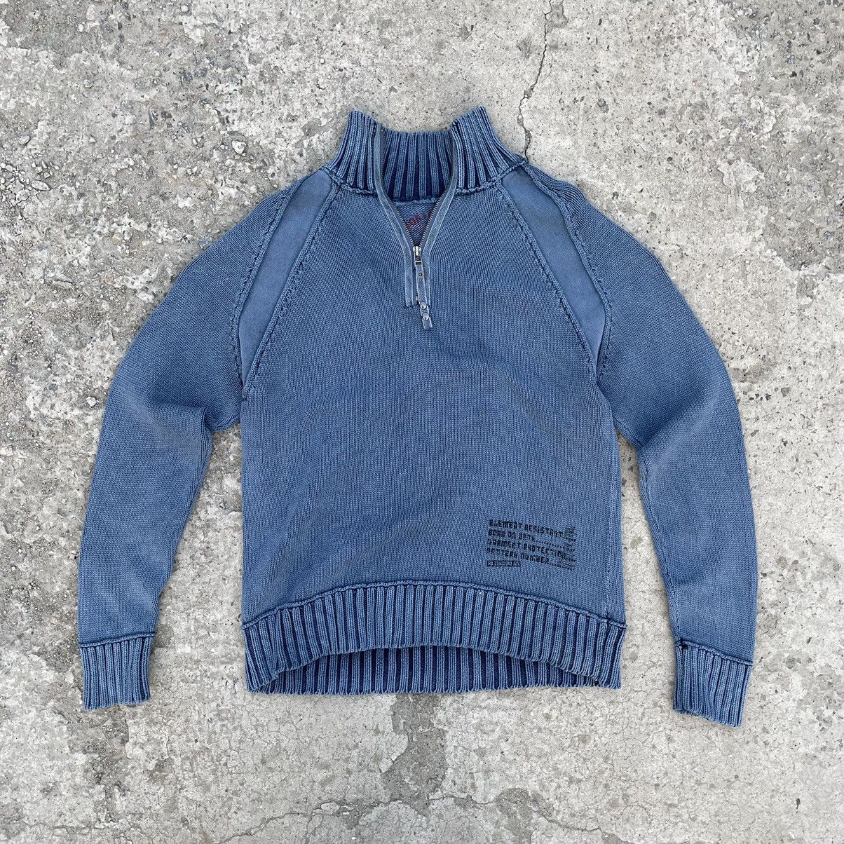 Japanese Brand × Vintage Vintage Japanese Style Knit Sweater 1/4 Zip Style USA 90s Size US M / EU 48-50 / 2 - 1 Thumbnail